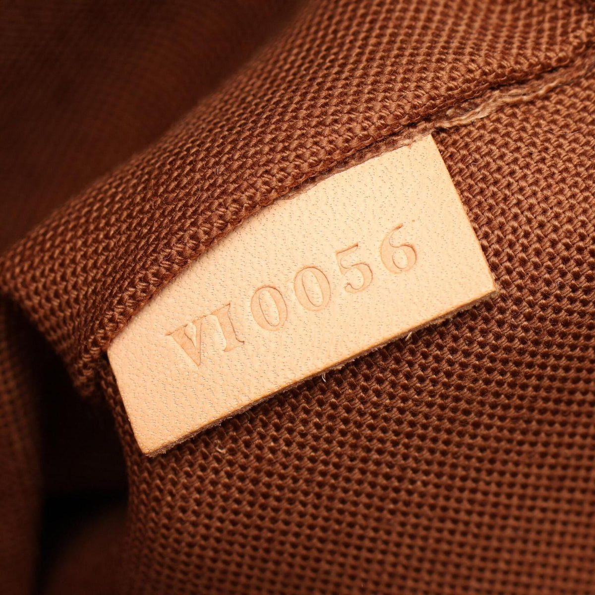 Louis Vuitton Brown Monogram Coated Canvas Leather Handbag Tote Bag (Pre-Owned)