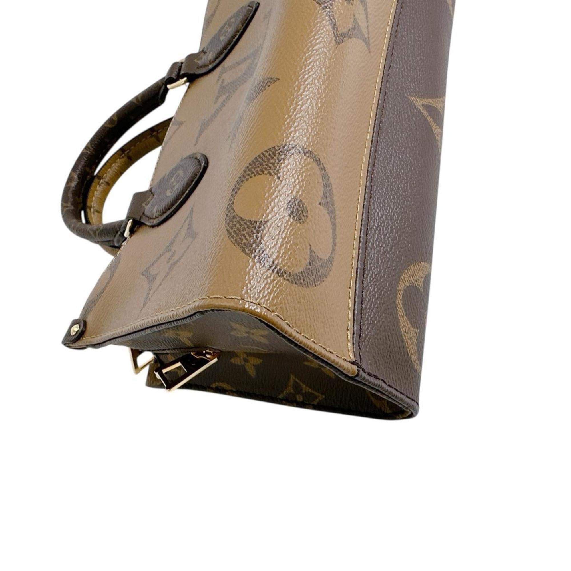 Louis Vuitton Brown Monogram Pouch Tote Bag (Pre-Owned)