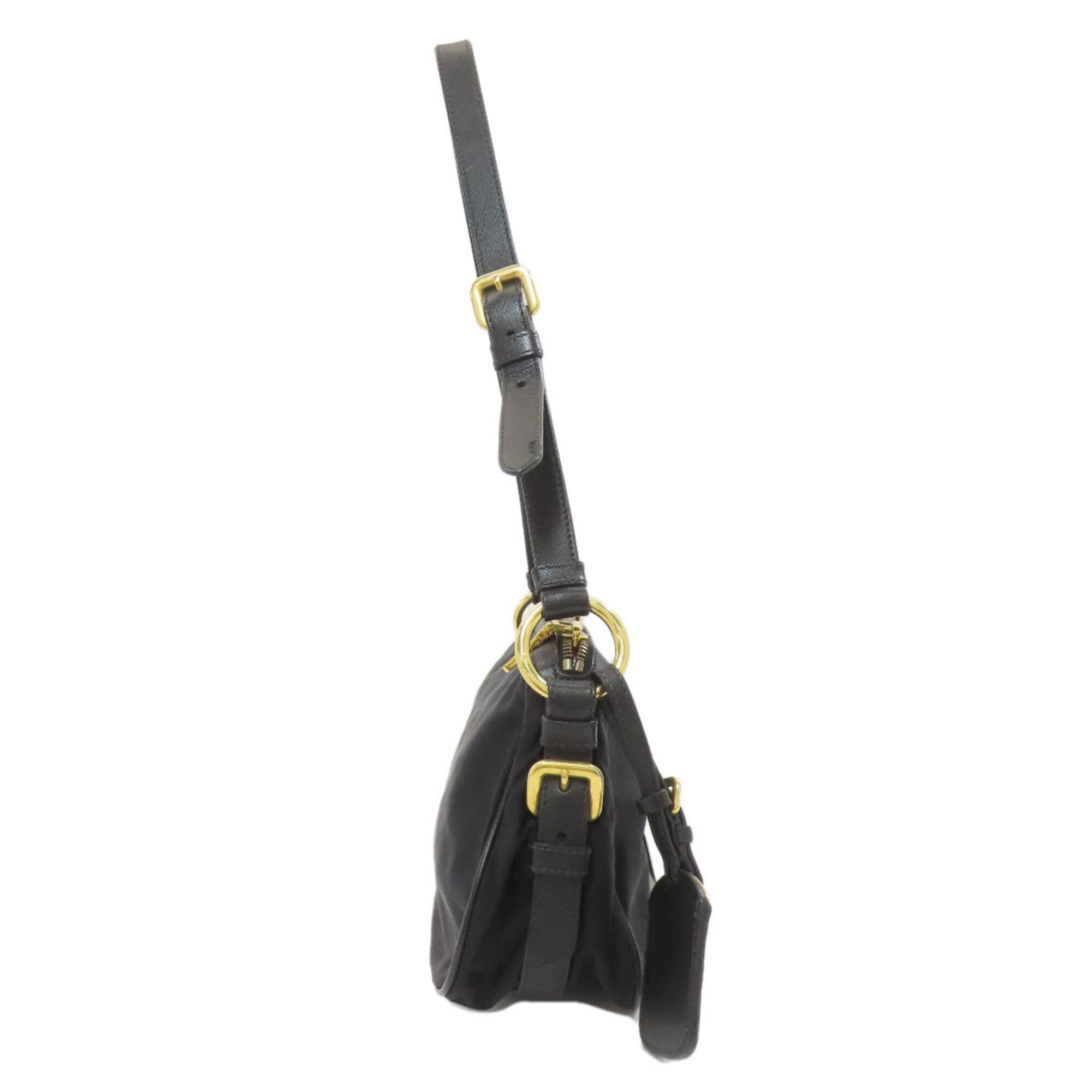 Prada Black Nylon Shoulder Bag (Pre-Owned)