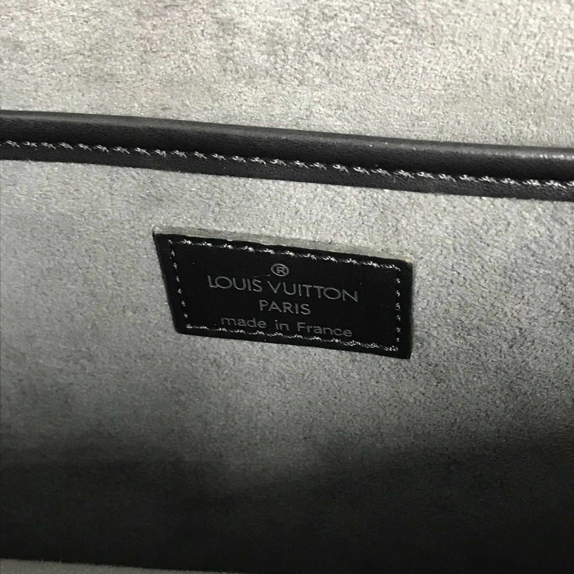 Louis Vuitton Black Galle Noir Epi Leather Handbag Tote Bag (Pre-Owned)