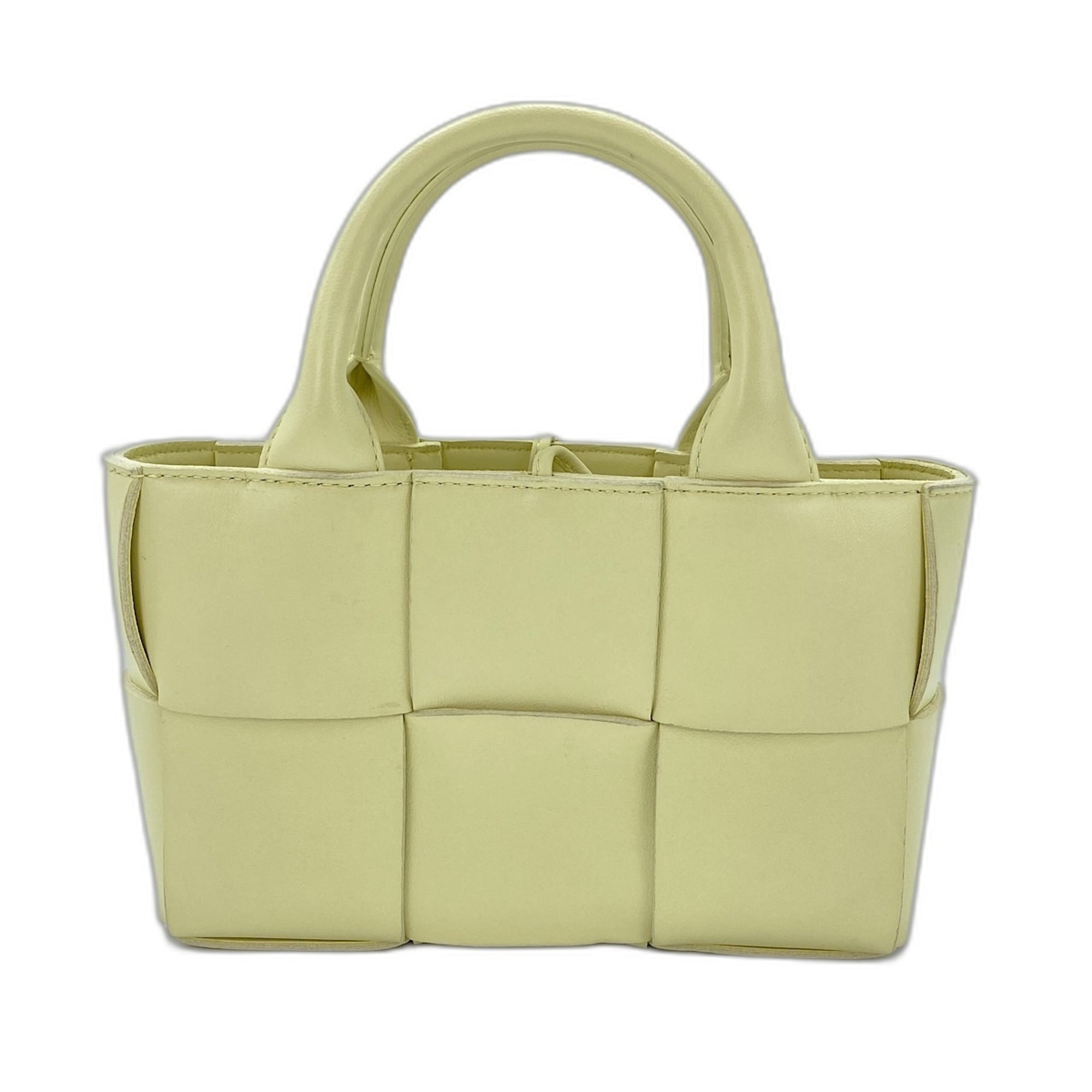 Bottega Veneta Yellow Handbag Shoulder Bag (Pre-Owned)