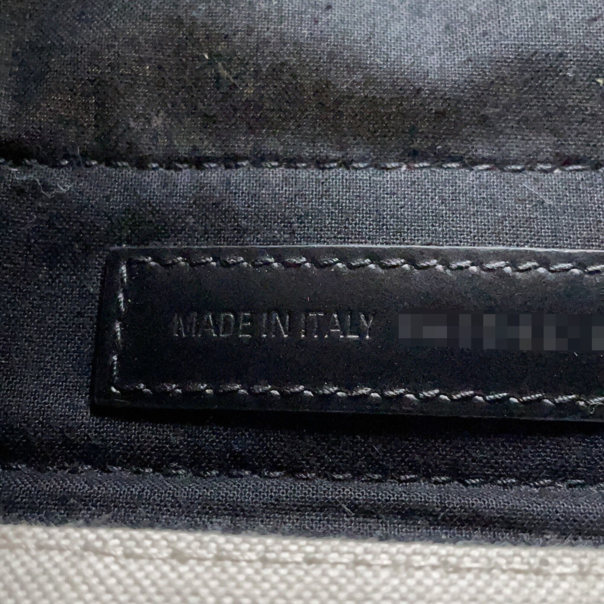 Balenciaga White Canvas Leather Handbag Pouch (Pre-Owned)