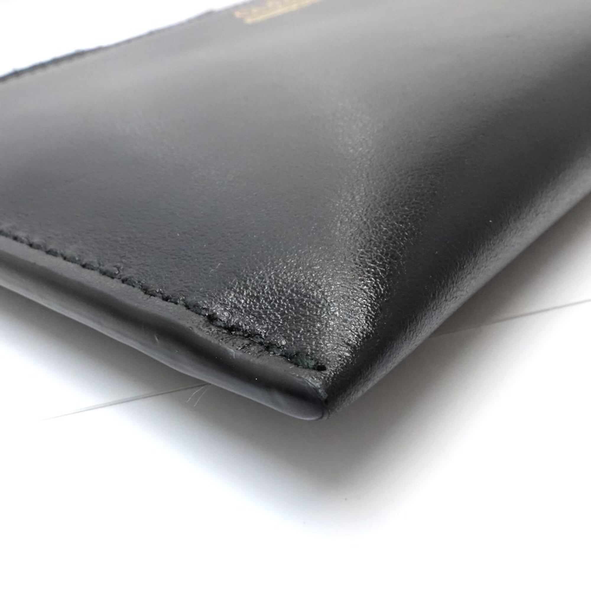Gucci Black Leather Bill Wallet (Bi-Fold) (Pre-Owned)