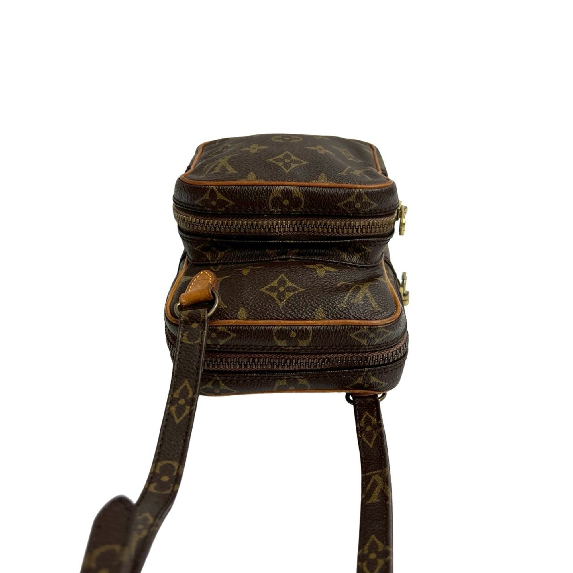 Louis Vuitton Brown Leather Pvc Pochette Shoulder Bag (Pre-Owned)