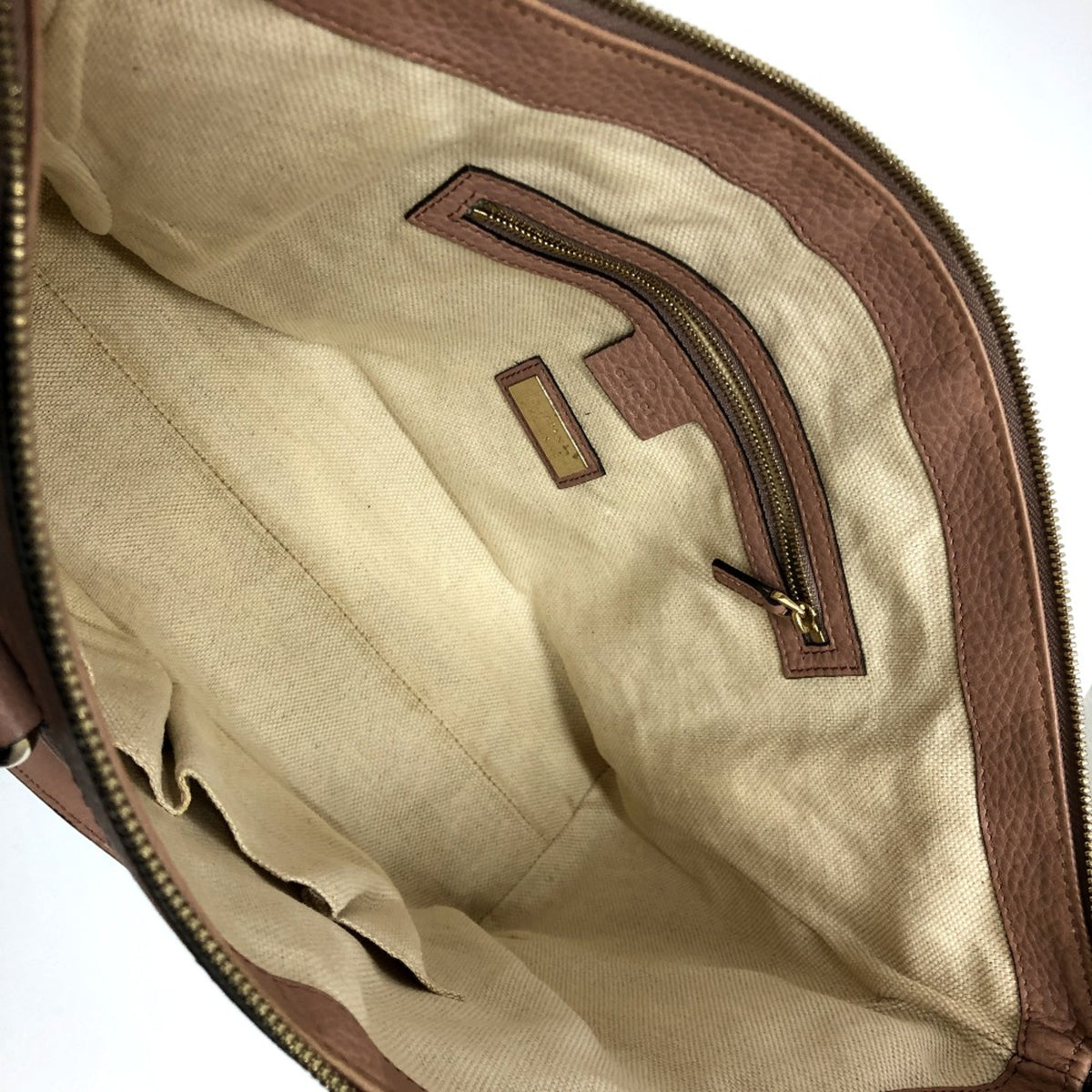 Gucci Beige Leather Handbag (Pre-Owned)