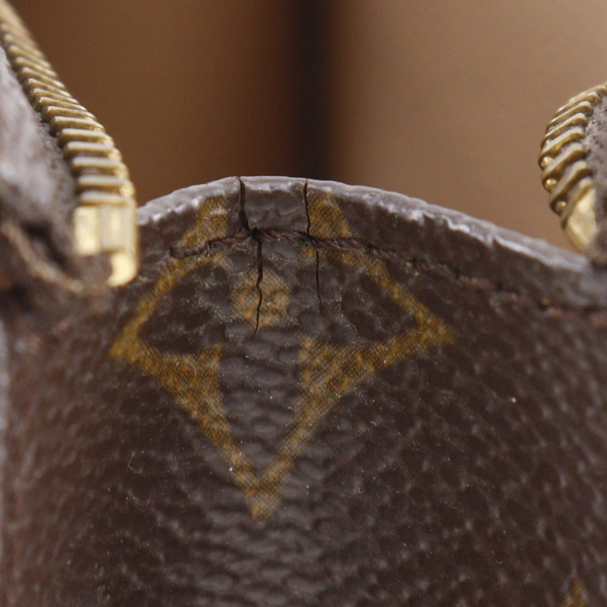 Louis Vuitton Brown Monogram Monogram Pouch (Pre-Owned)