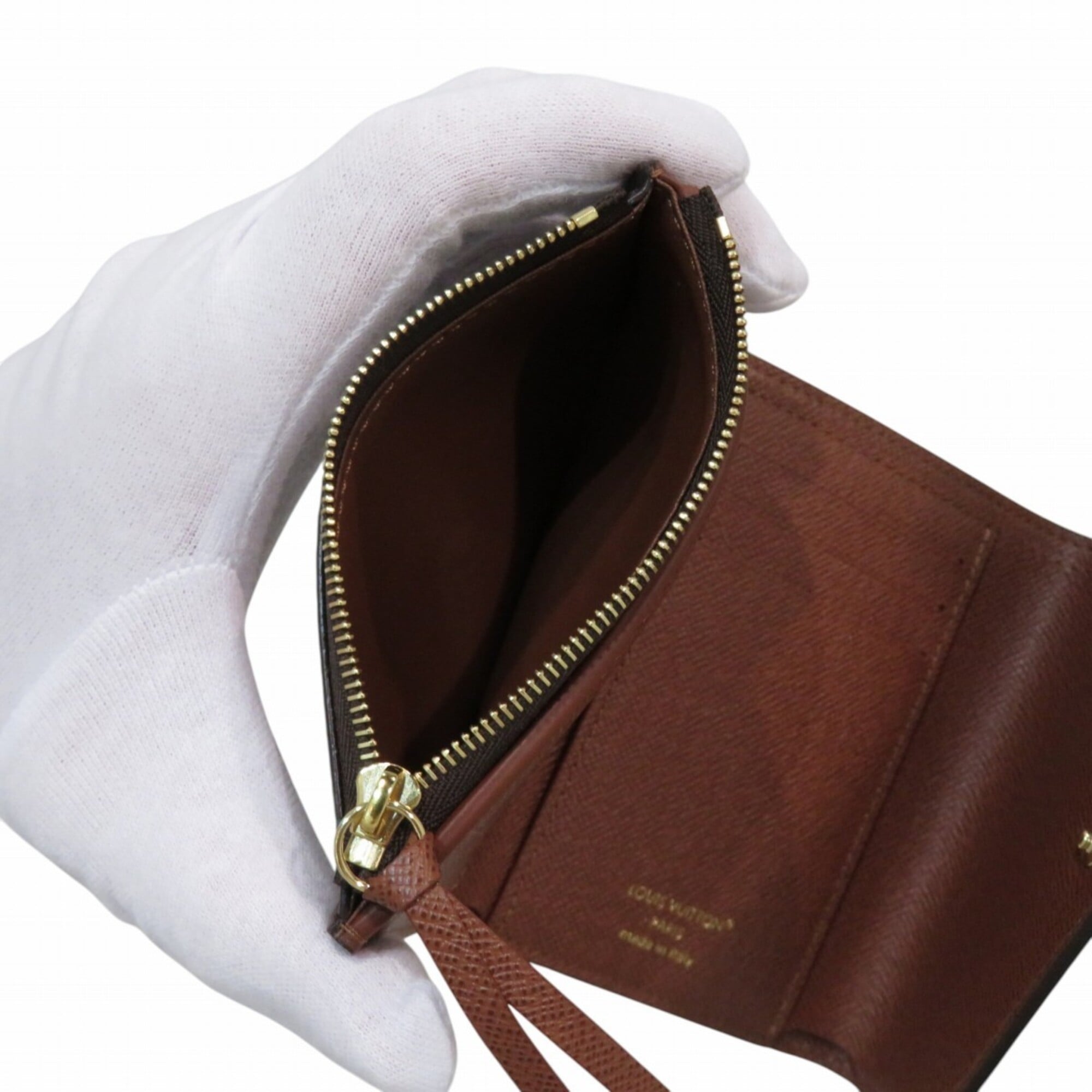 Louis Vuitton Brown Monogram Monogram Canvas Wallet (Tri-Fold) (Pre-Owned)