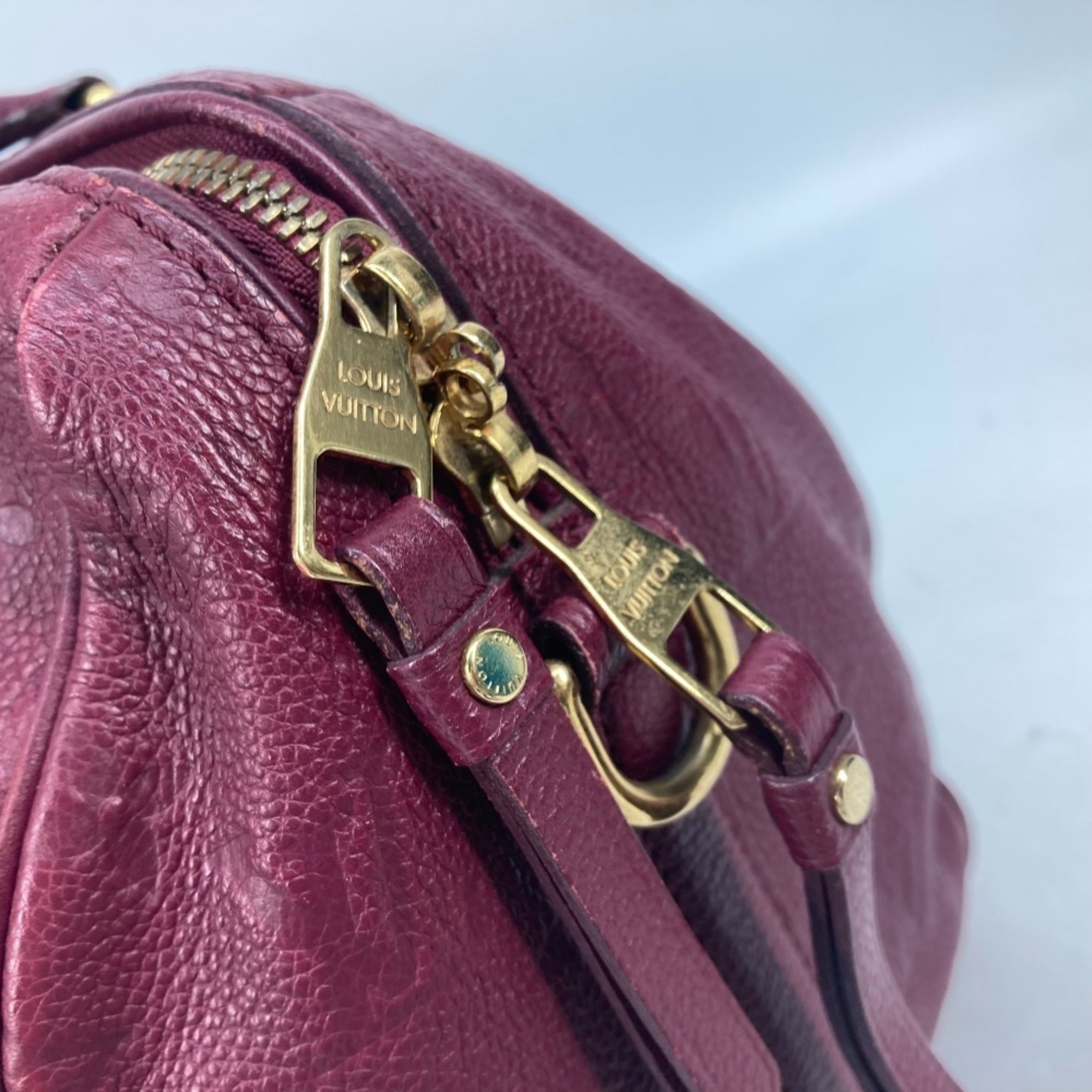 Louis Vuitton Aurore Monogram Empreinte Boston Bag Handbag Shoulder Bag (Pre-Owned)