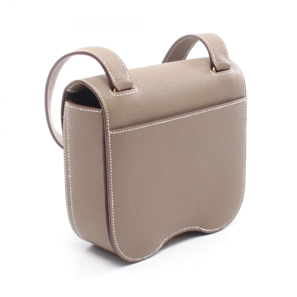 Hermes Gray Leather Epsom Leather Shoulder Bag (Pre-Owned)