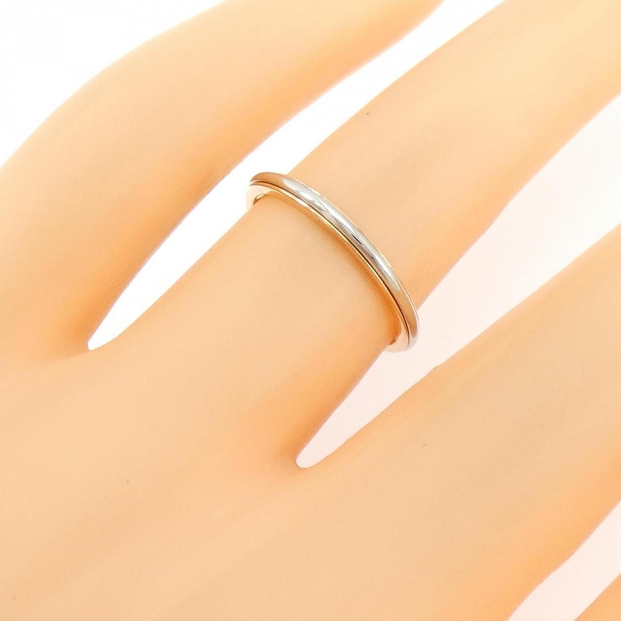Tiffany Pink Gold (18K) Platinum 950 Band Ring (Pre-Owned)