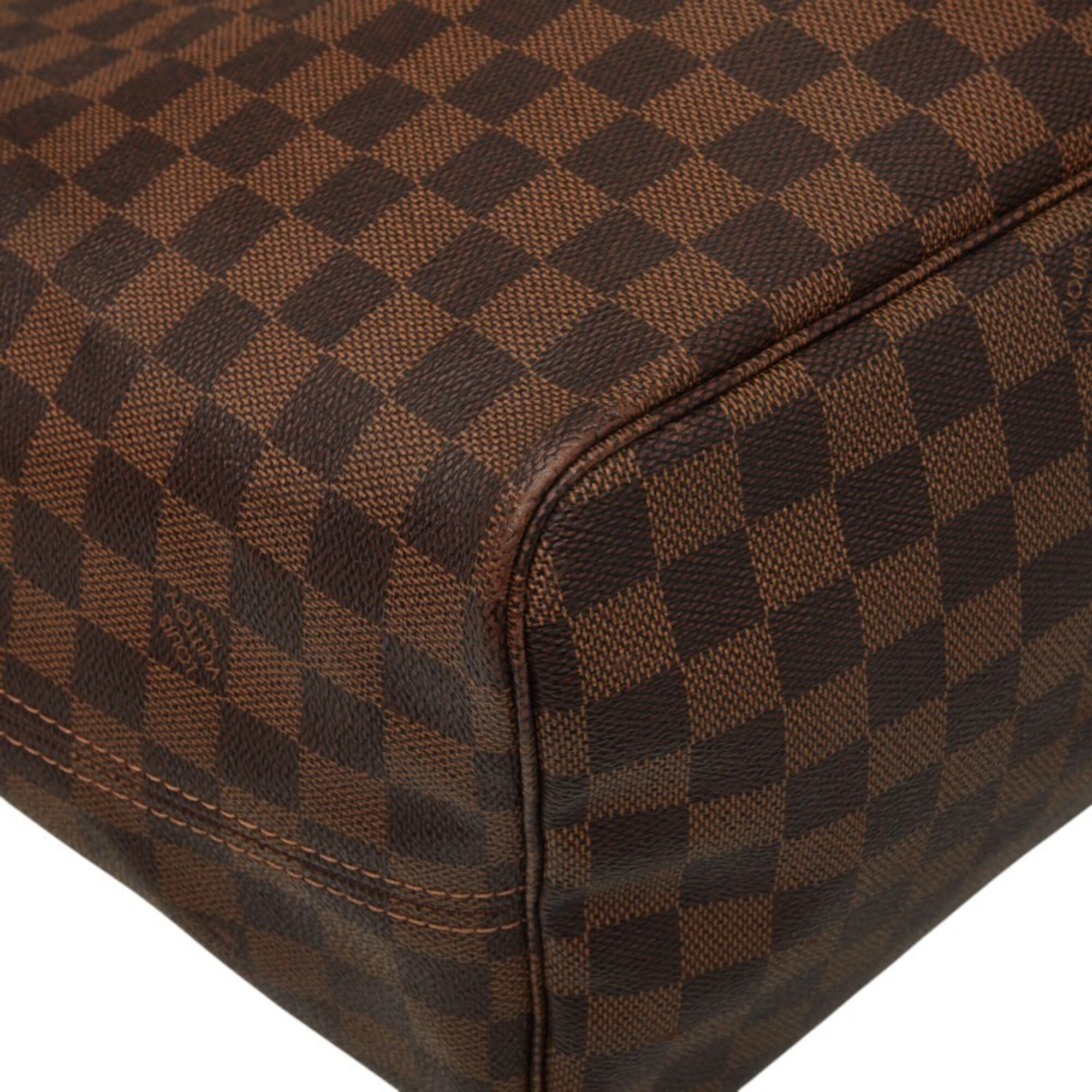 Louis Vuitton Brown Pvc Leather Shoulder Bag Tote Bag (Pre-Owned)