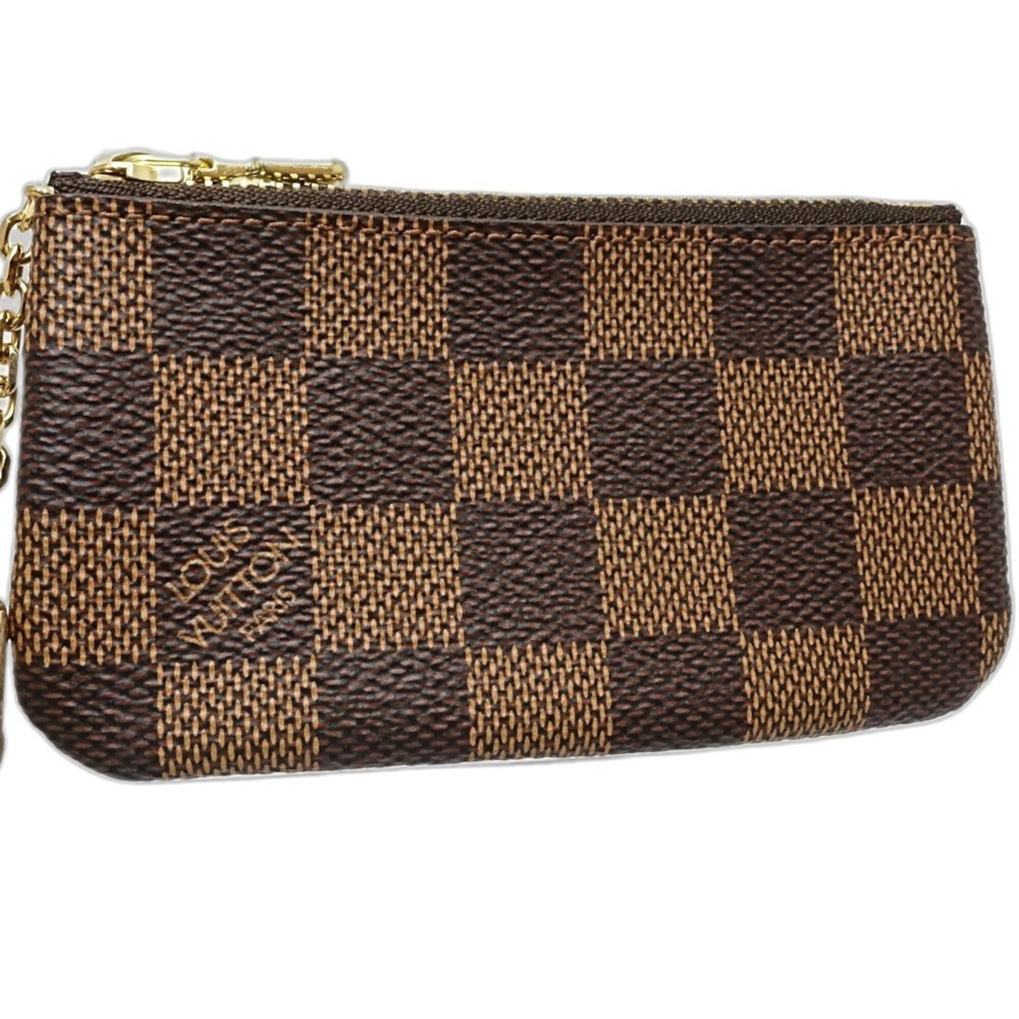 Louis Vuitton Ebene Damier Canvas Coin Purse/Coin Case (Pre-Owned)