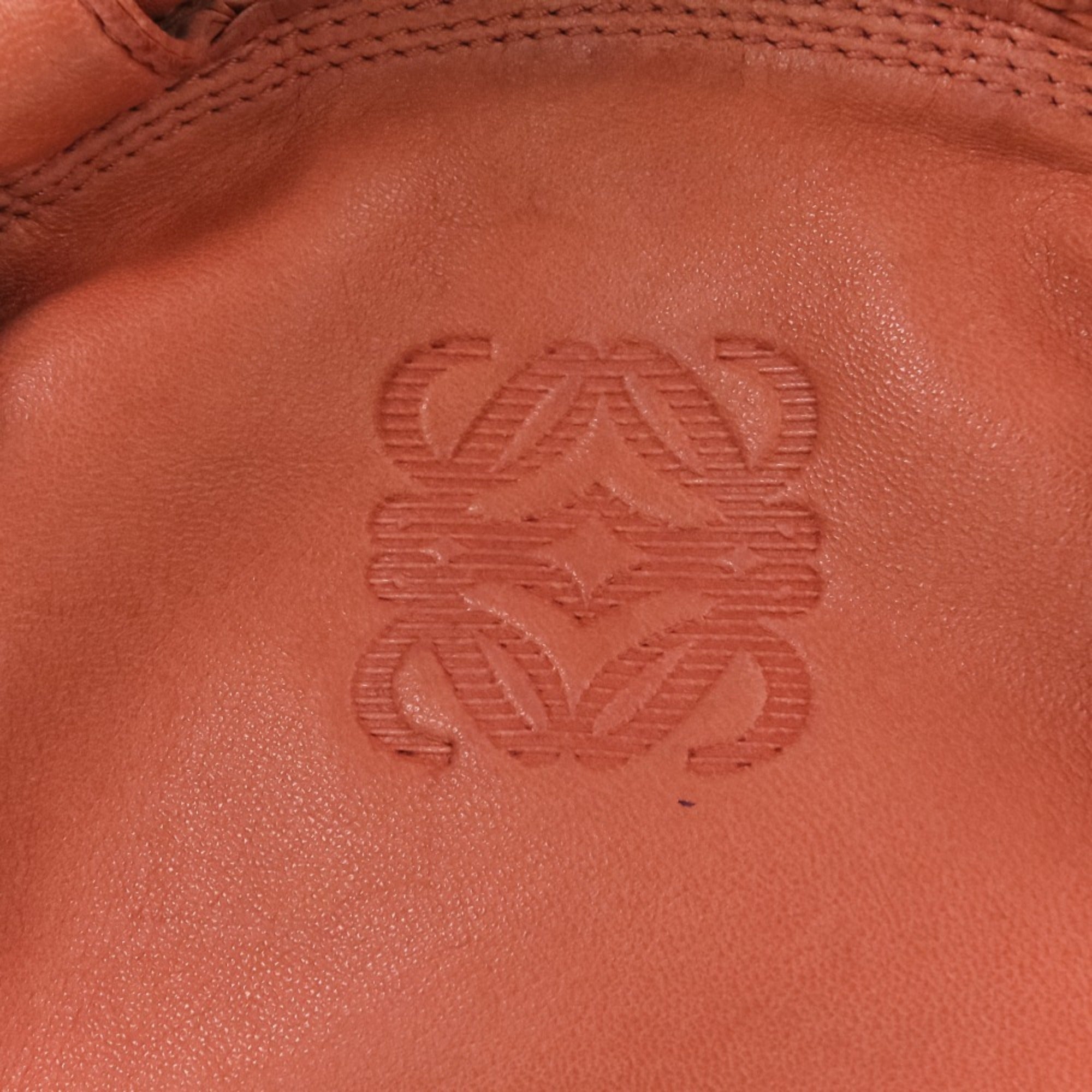 Loewe Nappa Aire Pink Leather Handbag Shoulder Bag (Pre-Owned)