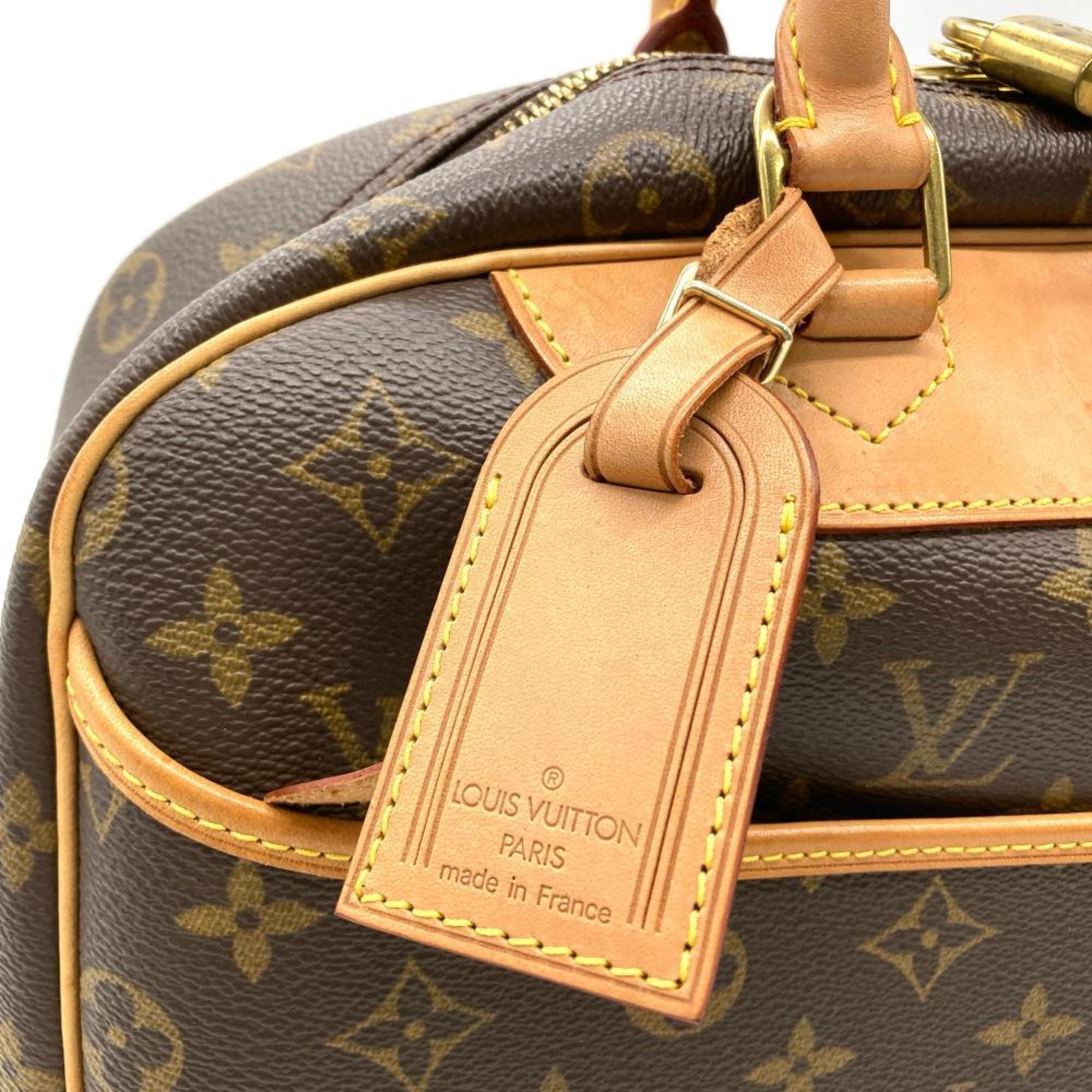 Louis Vuitton Monogram Brown Monogram Leather Tote Bag (Pre-Owned)