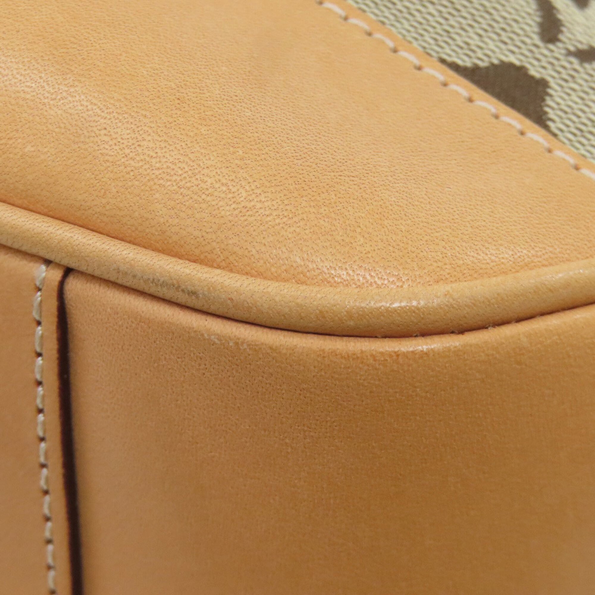 Coach Brown Canvas Tote Bag (Pre-Owned)