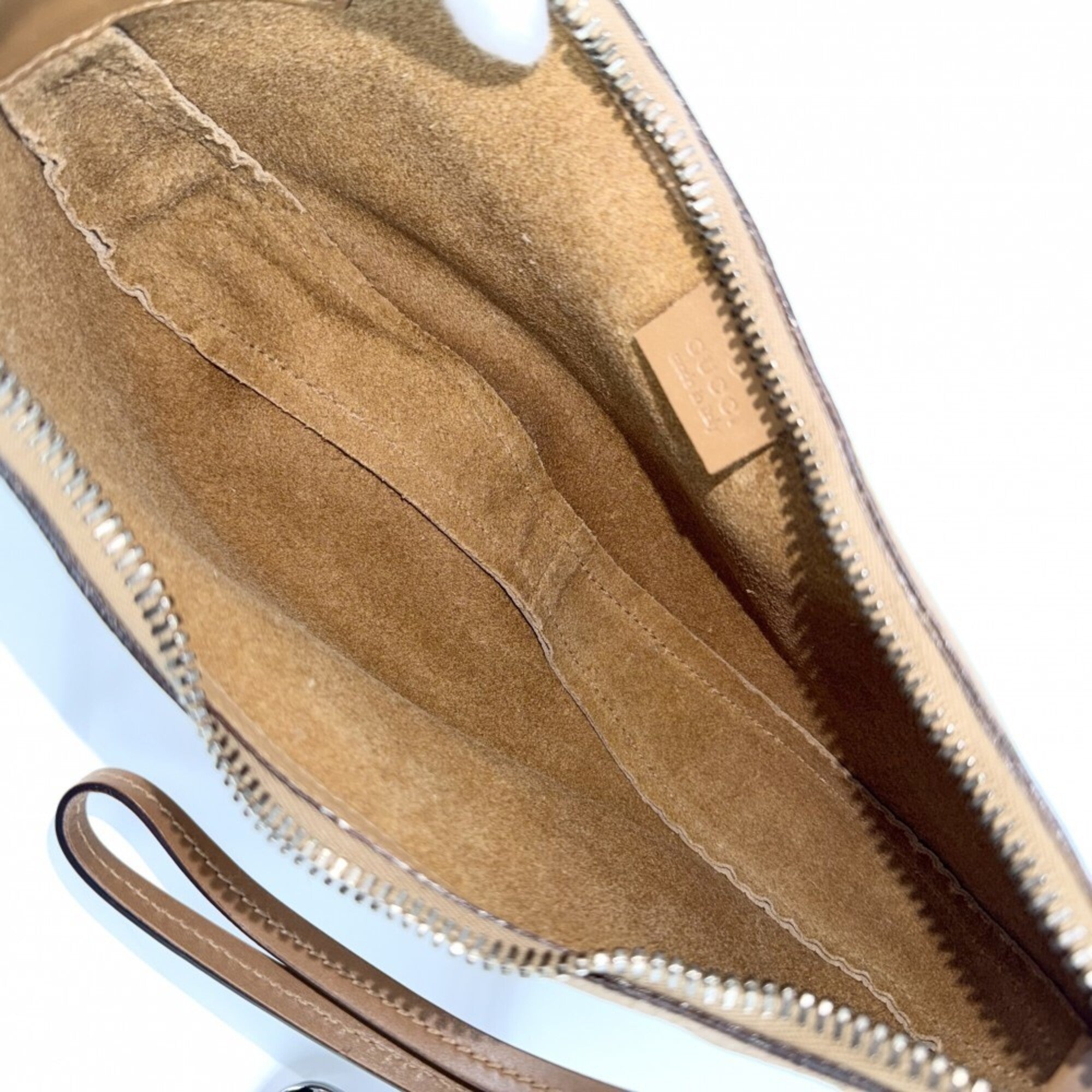 Gucci Brown Gg Supreme Leather Handbag (Pre-Owned)