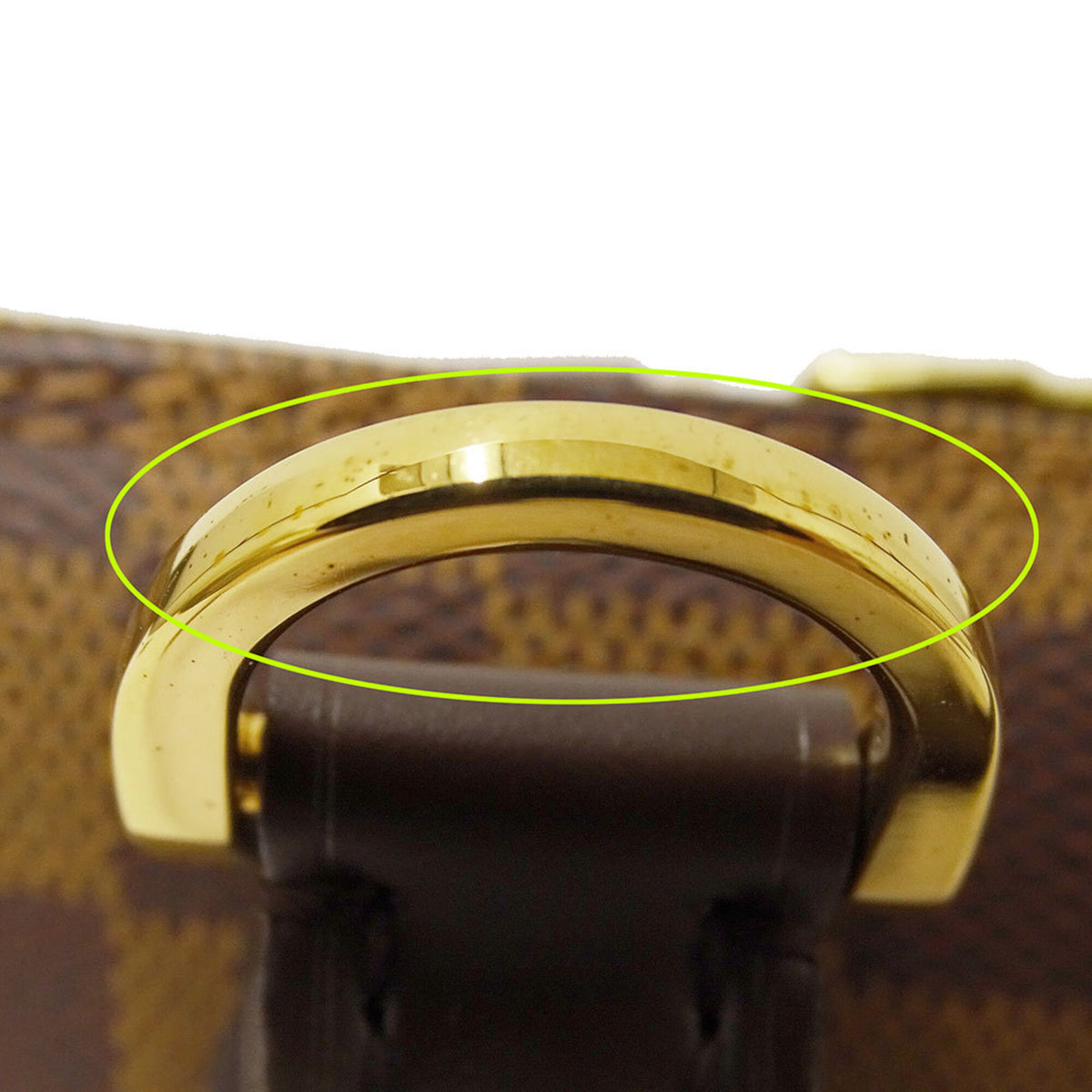 Louis Vuitton Brown Damier Canvas Handbag (Pre-Owned)