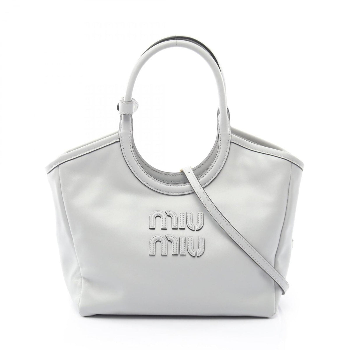 Miu Miu Blue Leather Handbag (Pre-Owned)