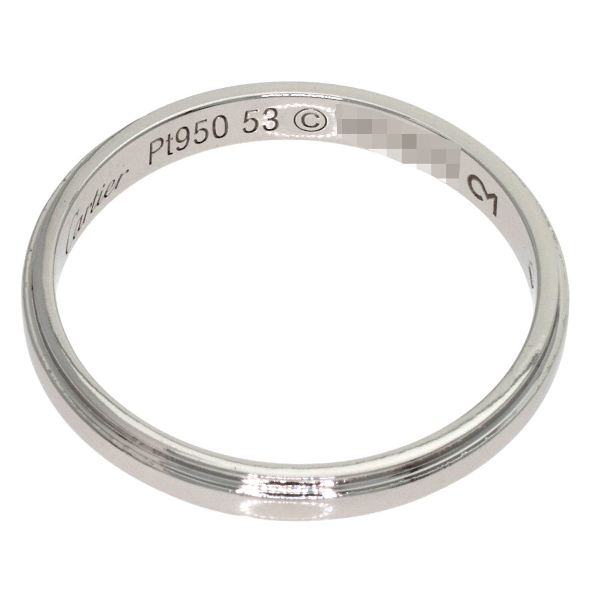 Cartier Platinum 950 Band Ring (Pre-Owned)