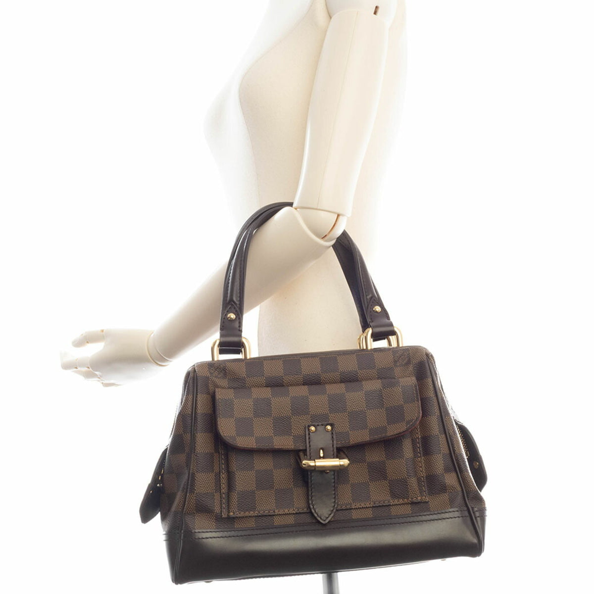 Louis Vuitton Damier Canvas Ebene Damier Canvas Handbag (Pre-Owned)
