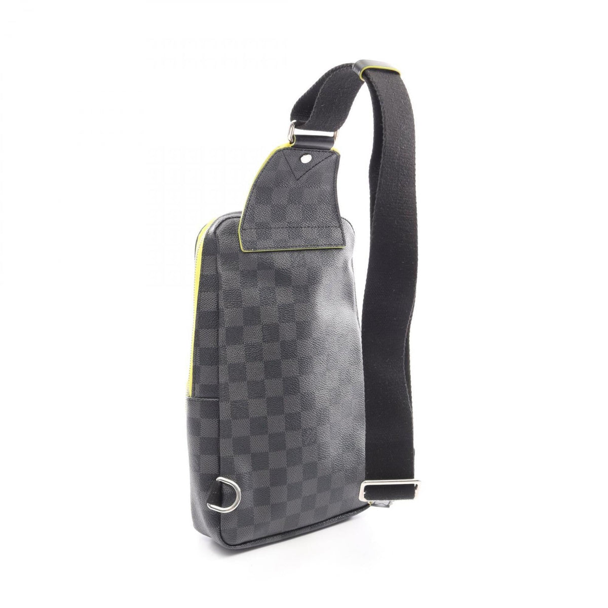 Louis Vuitton Damier Graphite Black Coated Canvas Leather Fanny Pack Sling Bag (Pre-Owned)