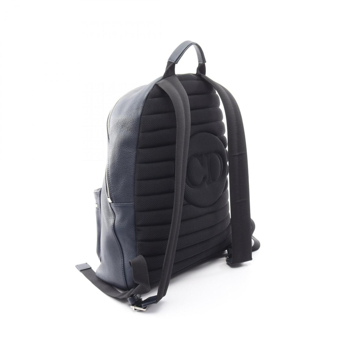 Dior Homme Navy Leather Backpack Handbag (Pre-Owned)