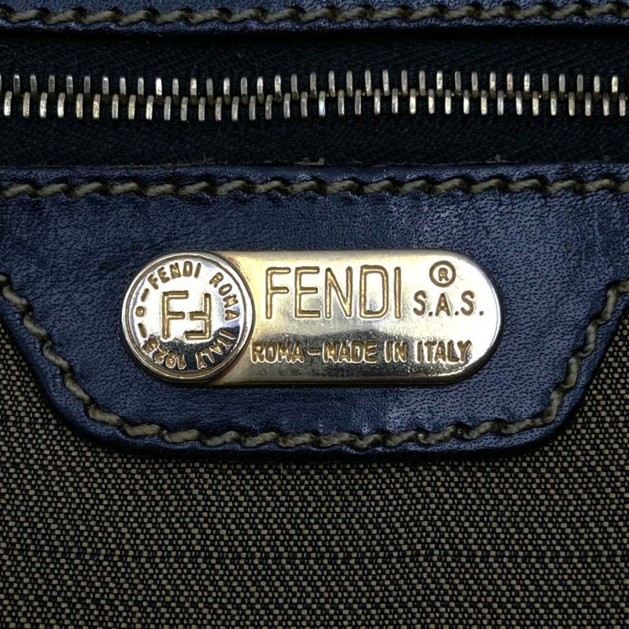 Fendi Brown Nylon Handbag (Pre-Owned)