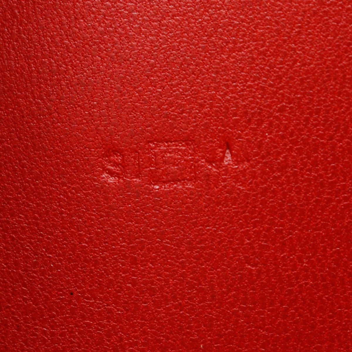 Hermes Dogon Red Color Taurillon Clemence Leather Long Wallet (Bi-Fold) (Pre-Owned)