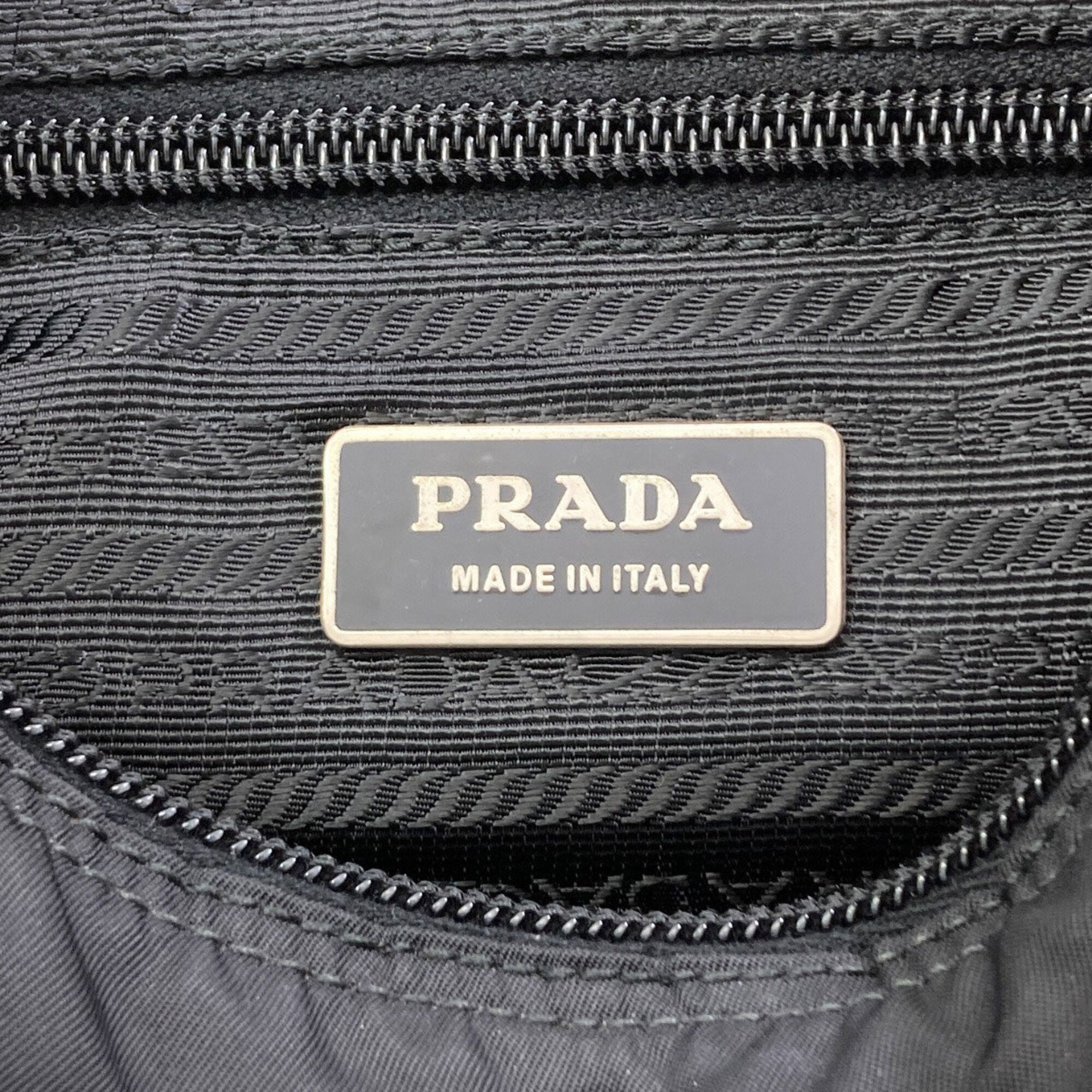Prada Black Nylon Shoulder Bag (Pre-Owned)