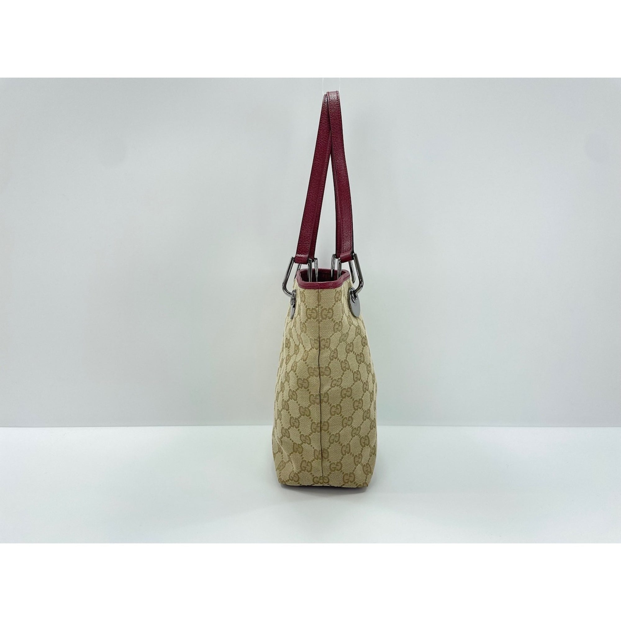 Gucci Beige Gg Canvas Tote Bag (Pre-Owned)
