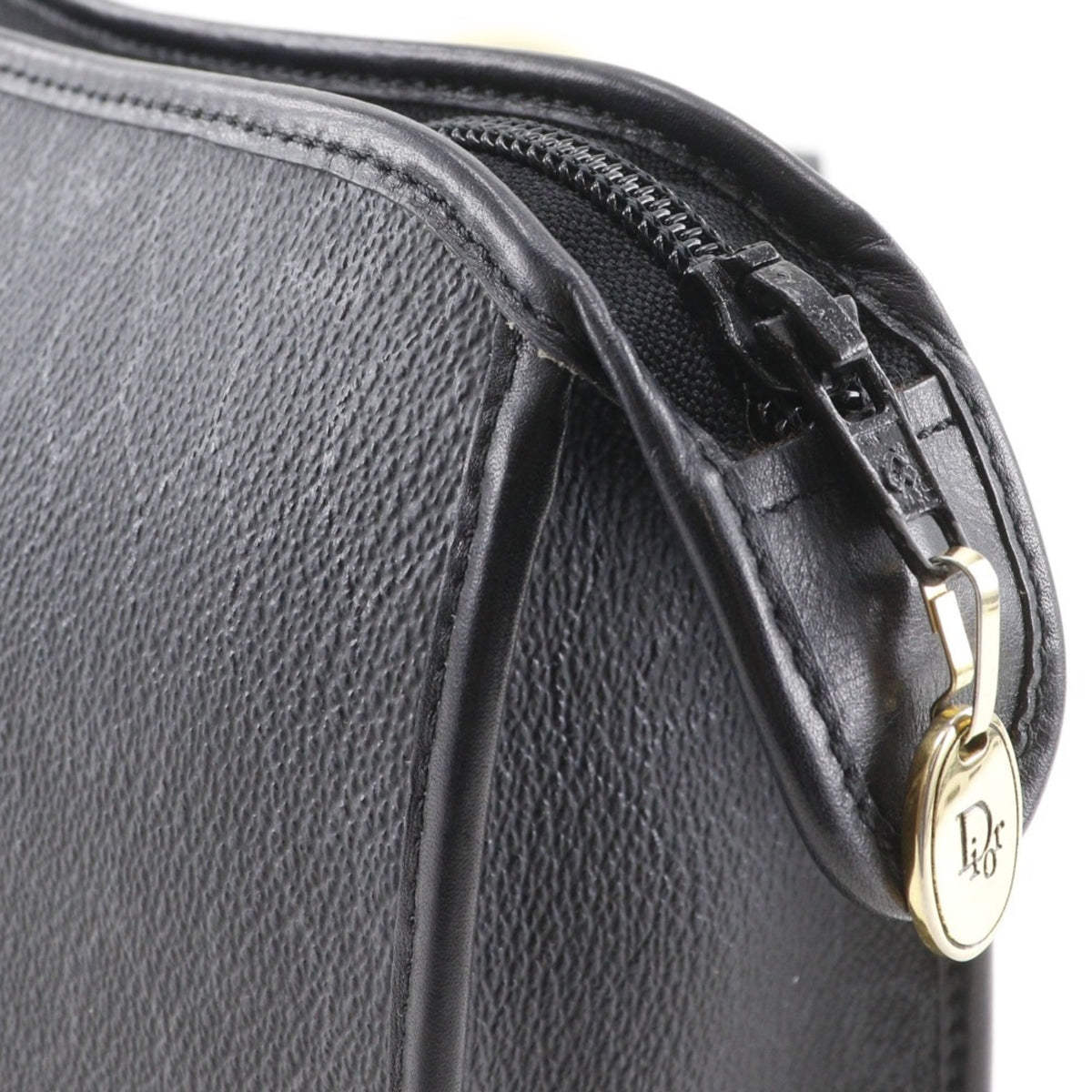 Christian Dior Black Pvc Clutch Bag (Pre-Owned)