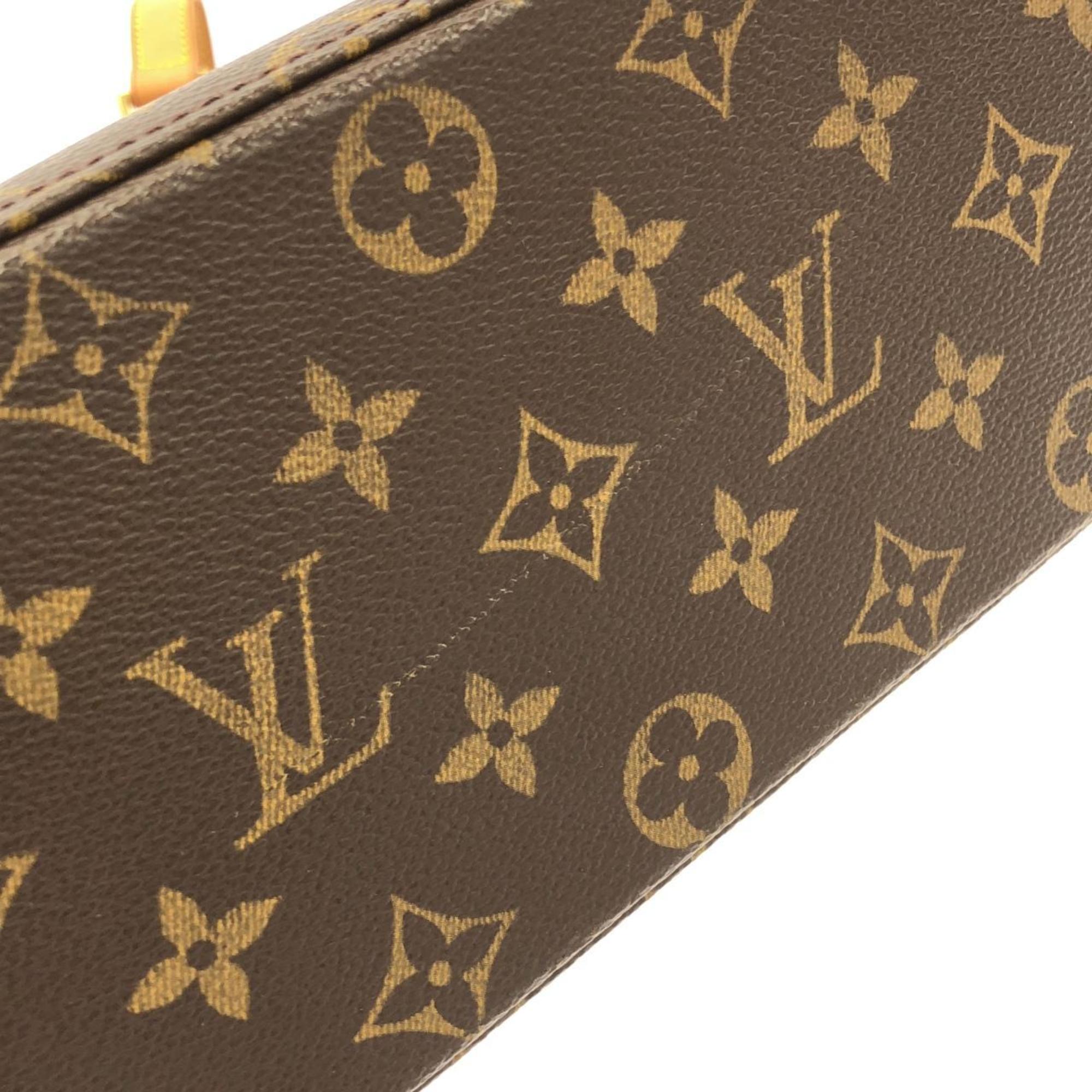 Louis Vuitton Marron Coated Canvas Handbag (Pre-Owned)