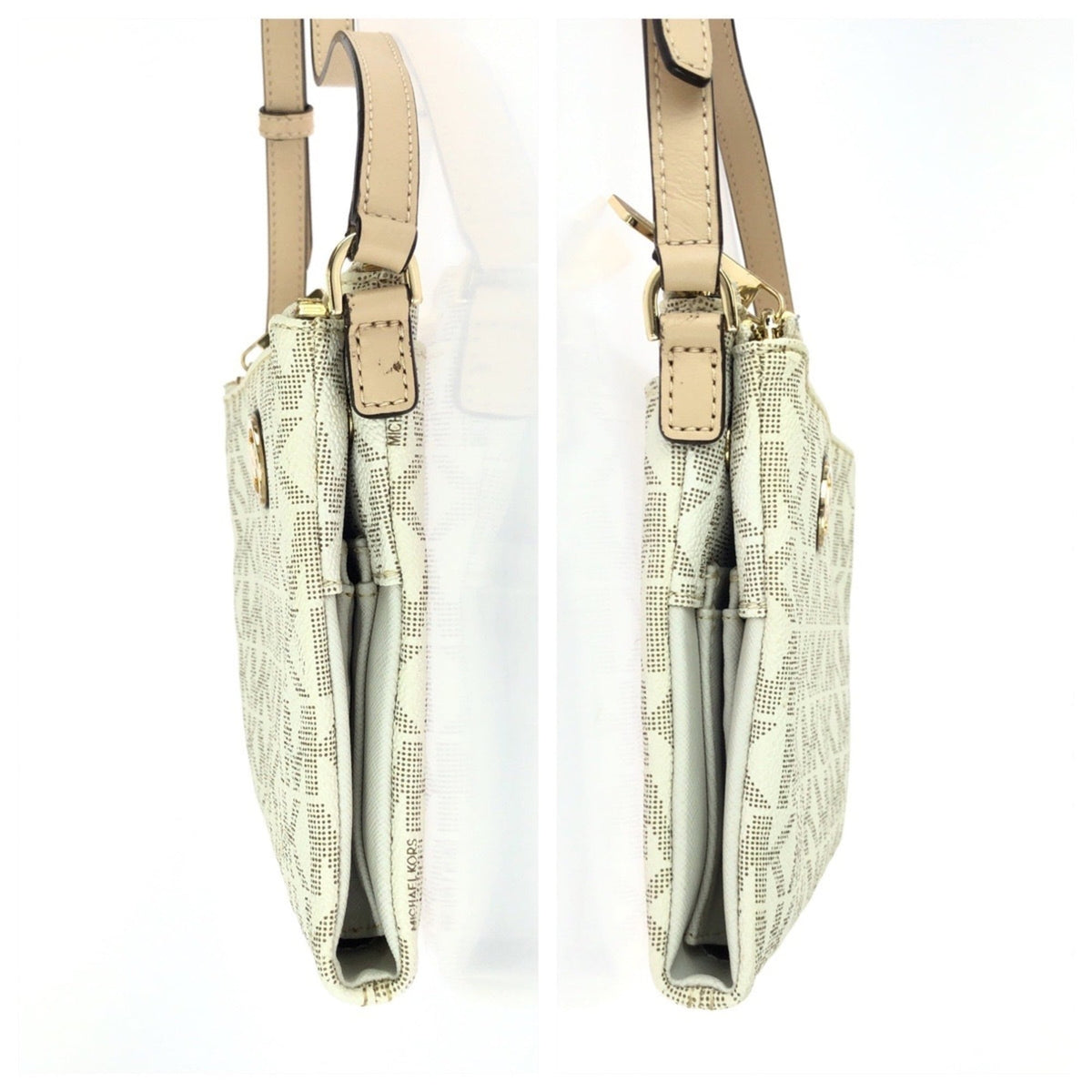 Michael Kors White Pvc Shoulder Bag (Pre-Owned)