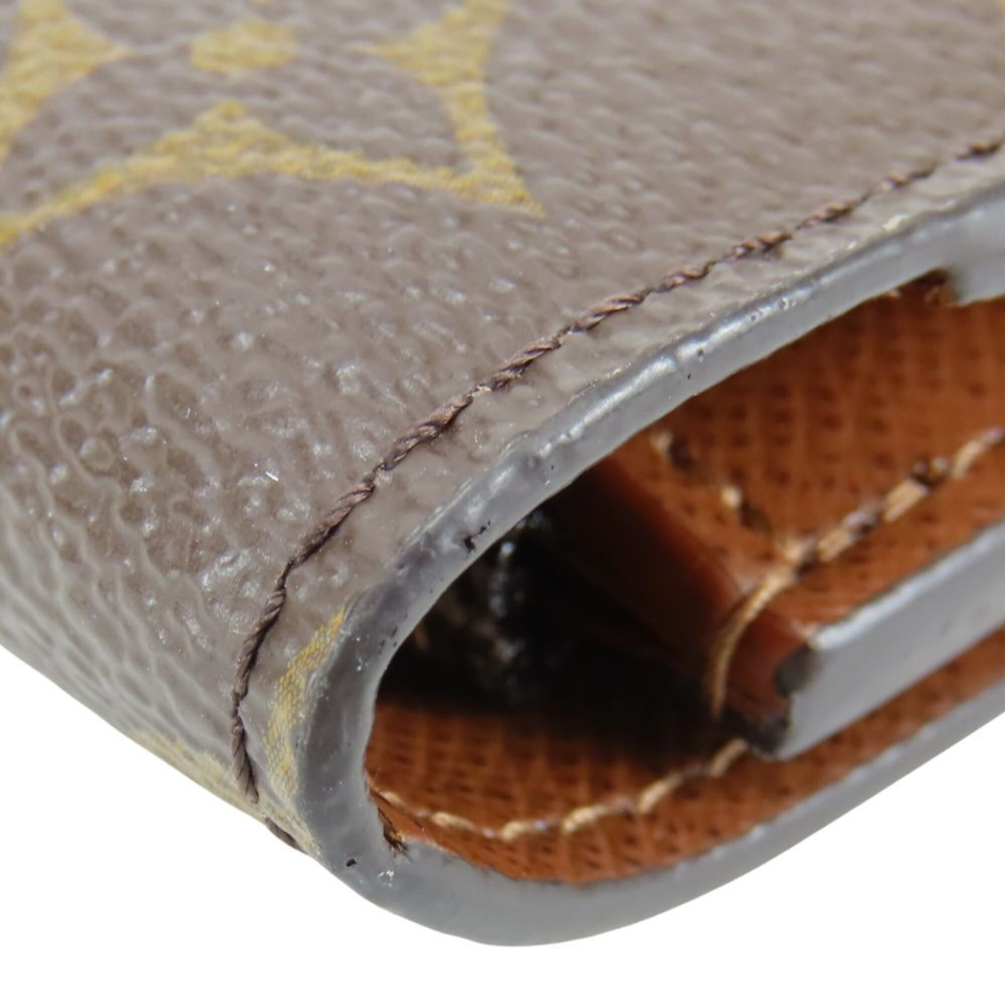 Louis Vuitton Brown Monogram Wallet (Tri-Fold) (Pre-Owned)