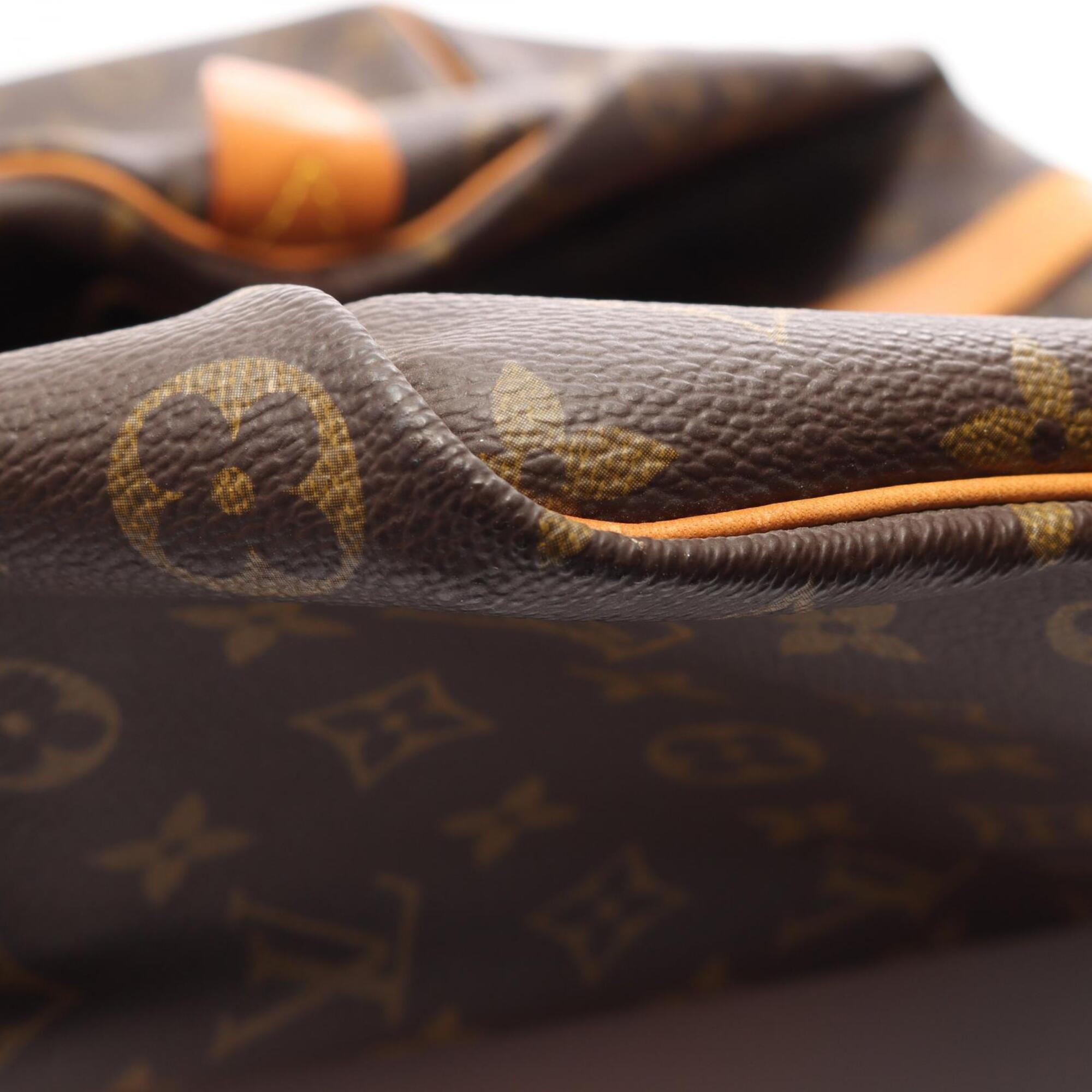 Louis Vuitton Monogram Brown Coated Canvas Boston Bag Handbag (Pre-Owned)