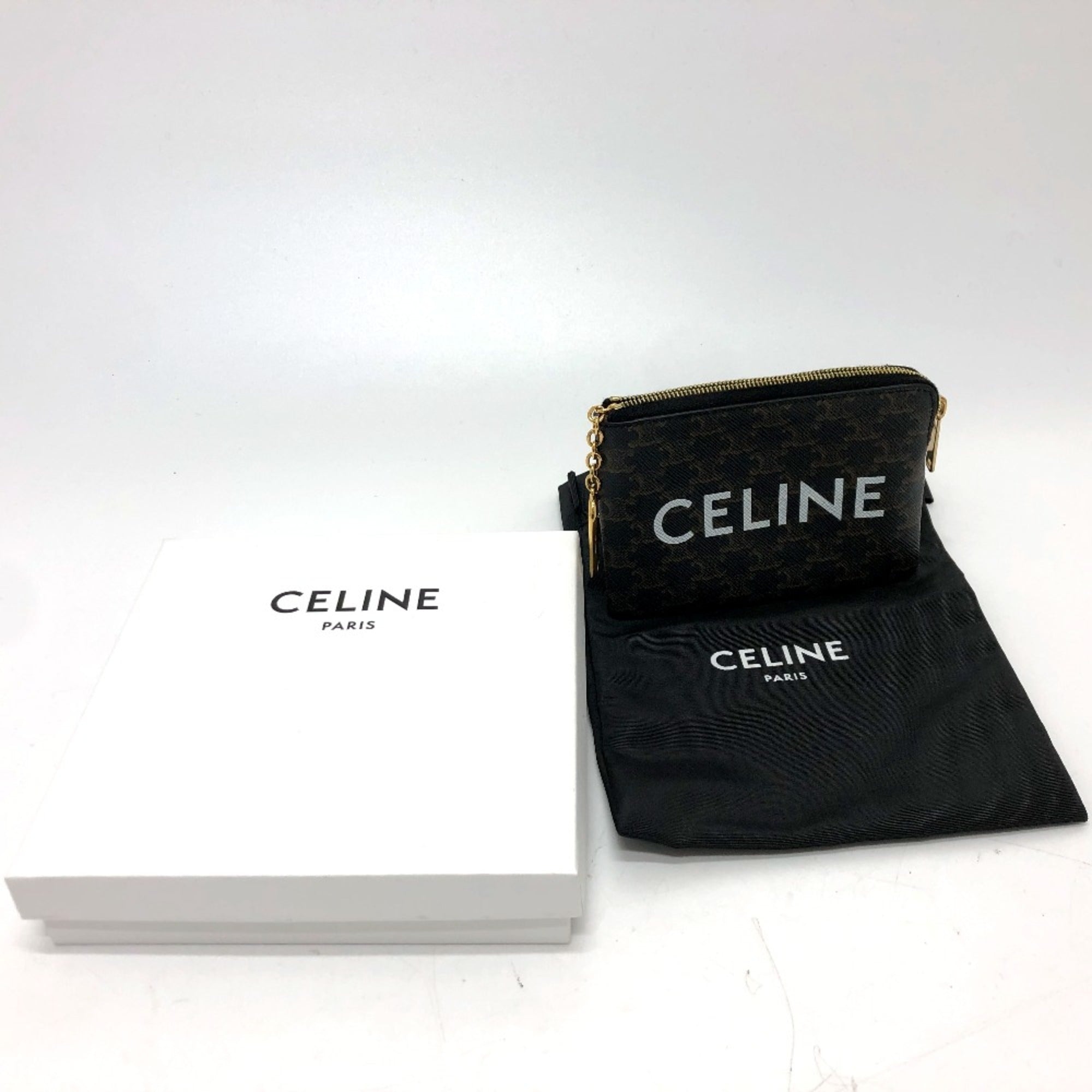 Celine Brown Other Coin Purse/Coin Case (Pre-Owned)