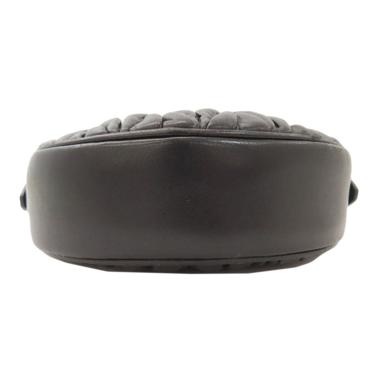 Miu Miu Black Leather Pouch Shoulder Bag (Pre-Owned)