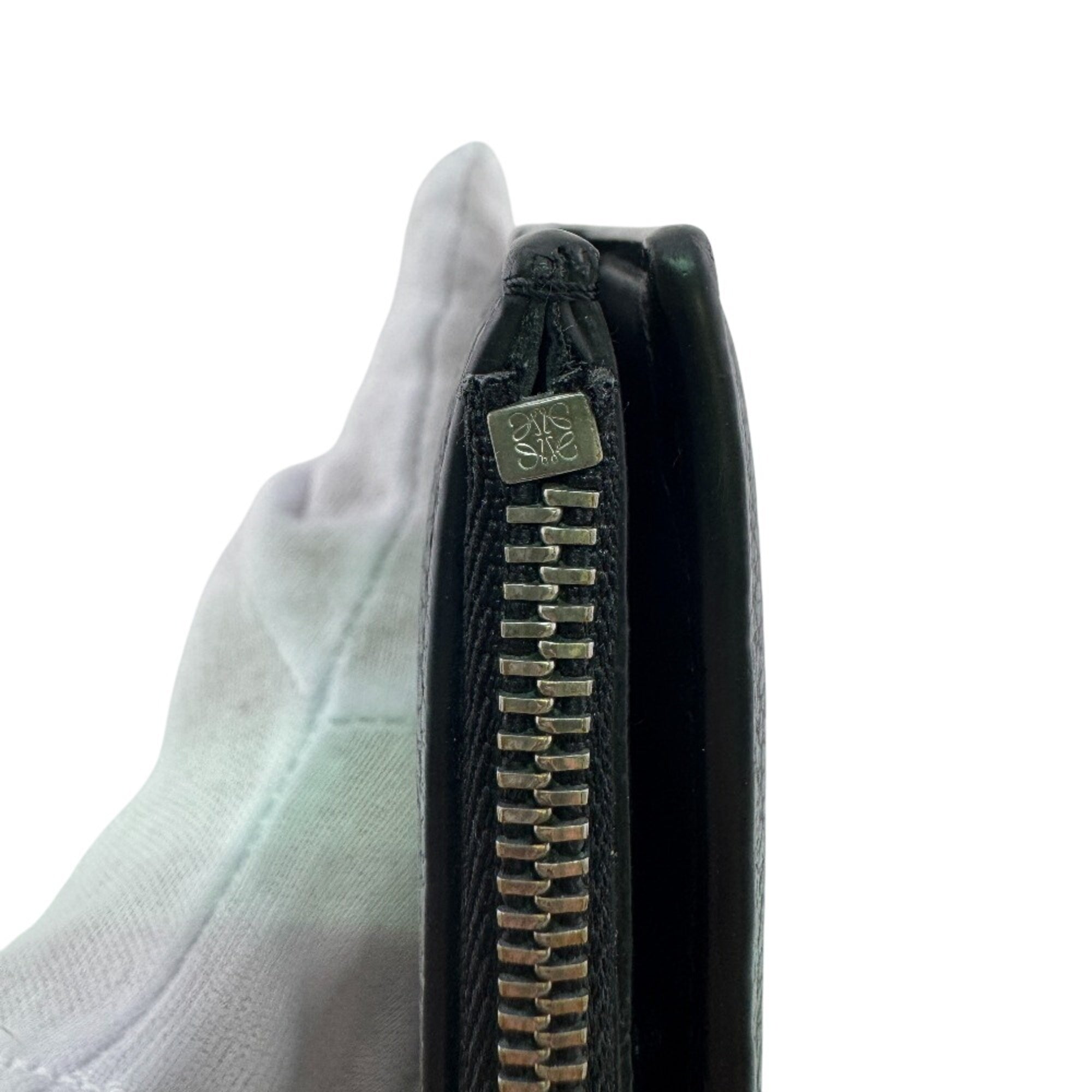 Loewe Black Leather Wallet (Bi-Fold) (Pre-Owned)