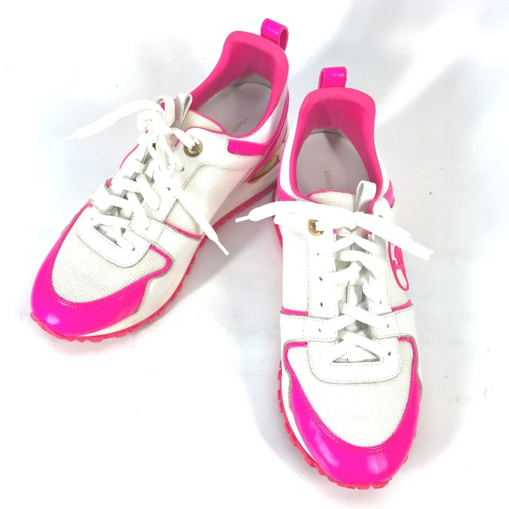 Louis Vuitton Pink White Sneakers (Pre-Owned)