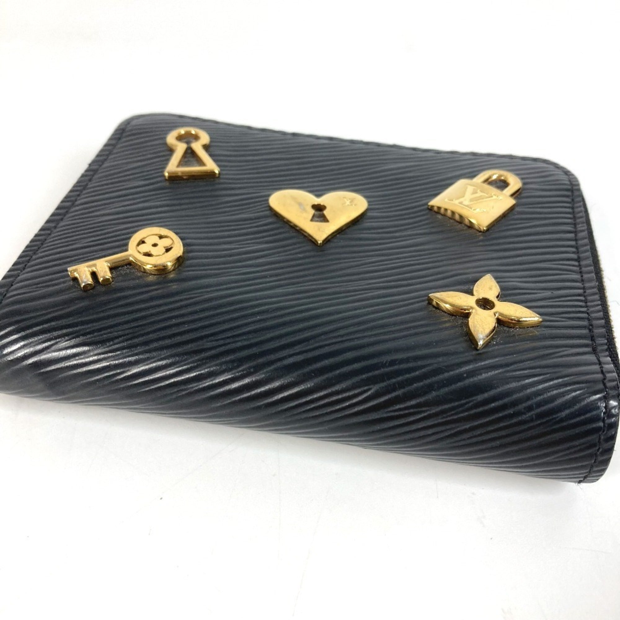 Louis Vuitton Epi Black Noir Epi Leather Coin Purse/Coin Case (Pre-Owned)