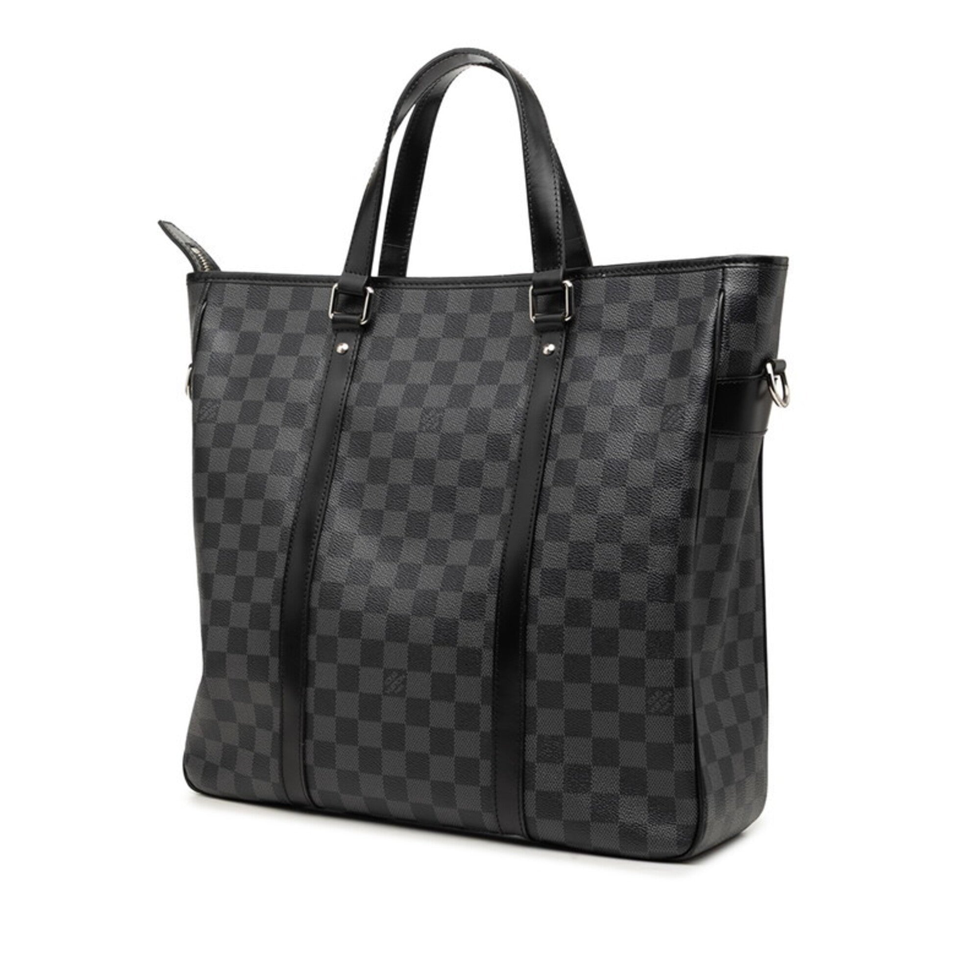 Louis Vuitton Damier Graphite Black Gray Pvc Leather Shoulder Bag Tote Bag (Pre-Owned)