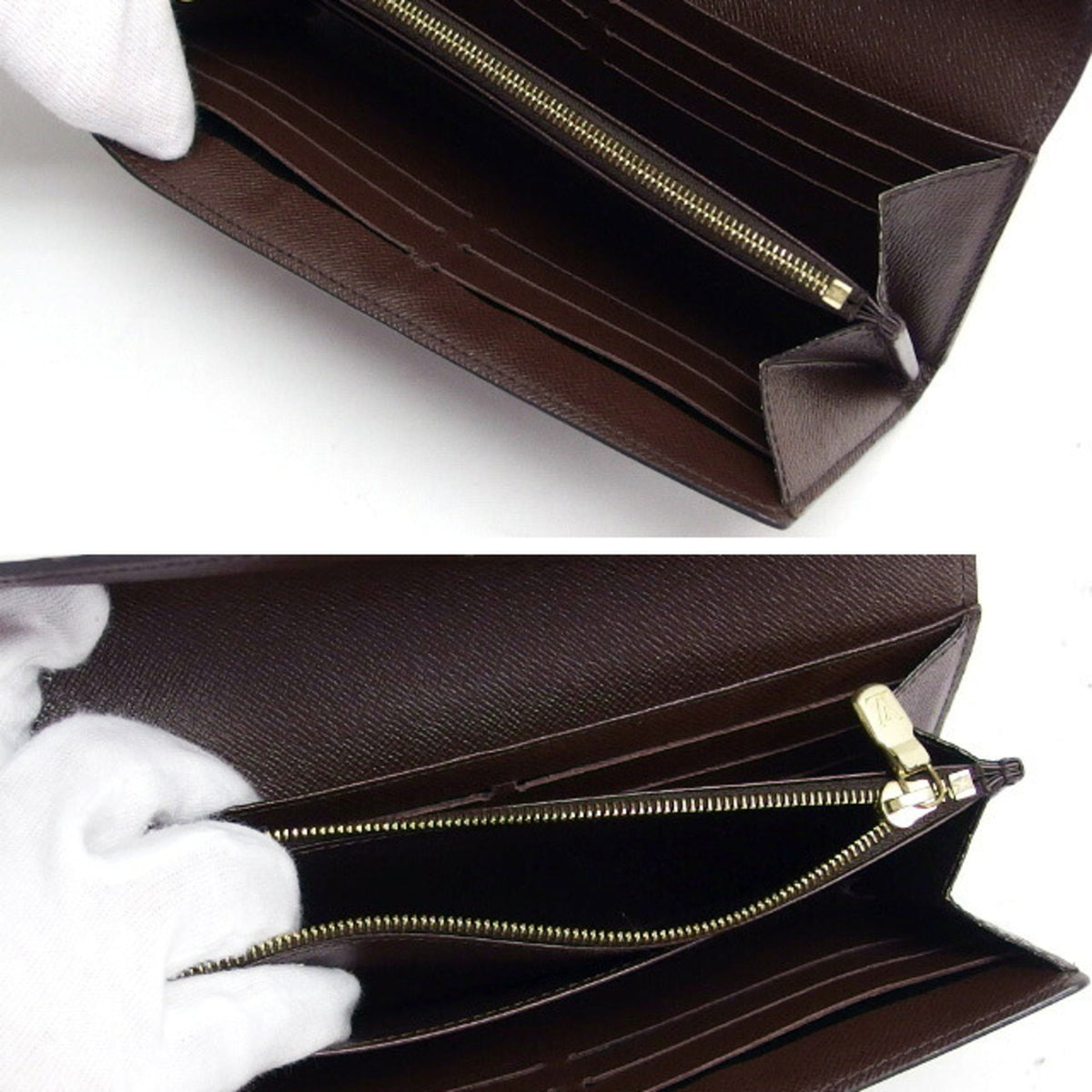Louis Vuitton Damier Damier Canvas Long Wallet (Bi-Fold) (Pre-Owned)