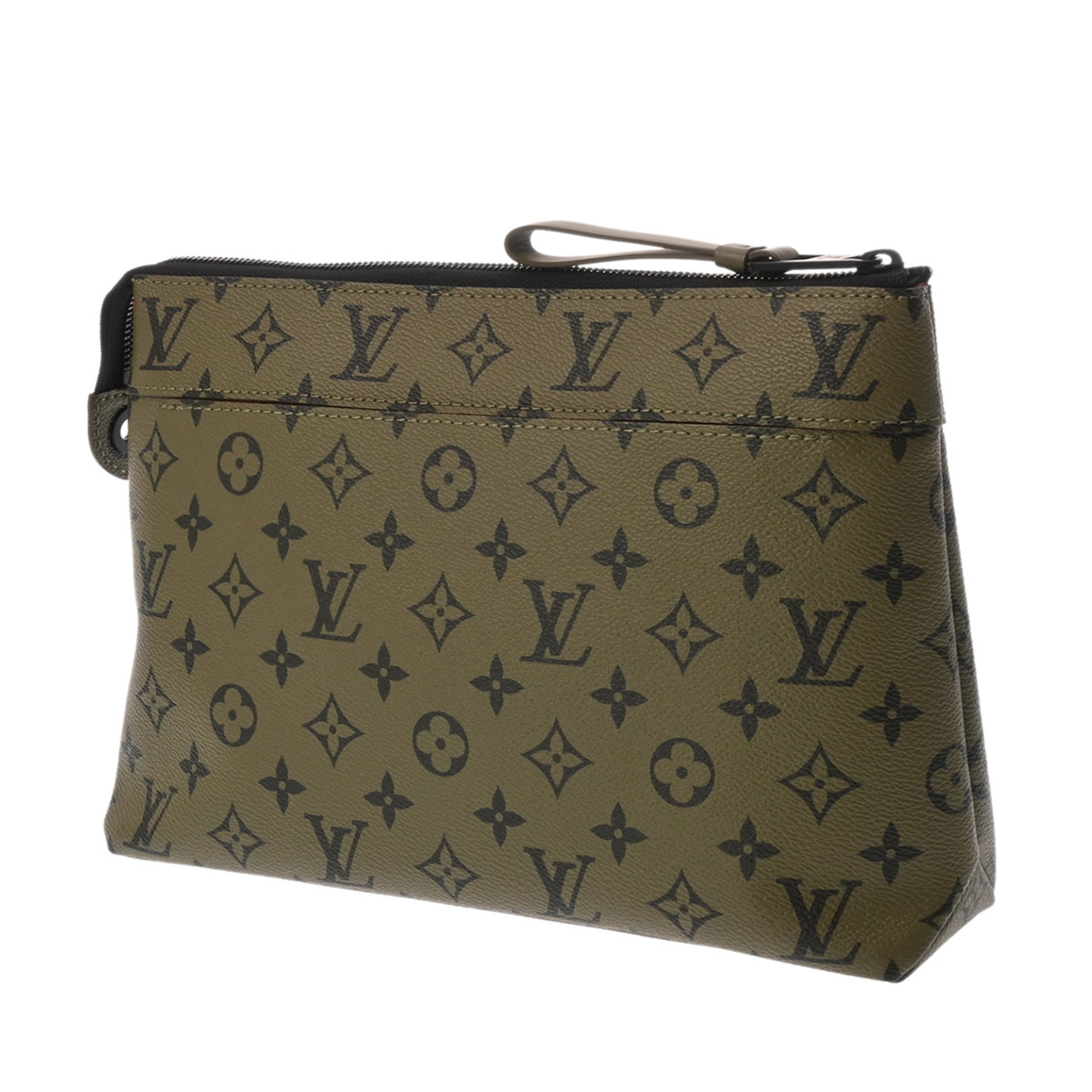 Louis Vuitton Khaki Monogram Handbag (Pre-Owned)