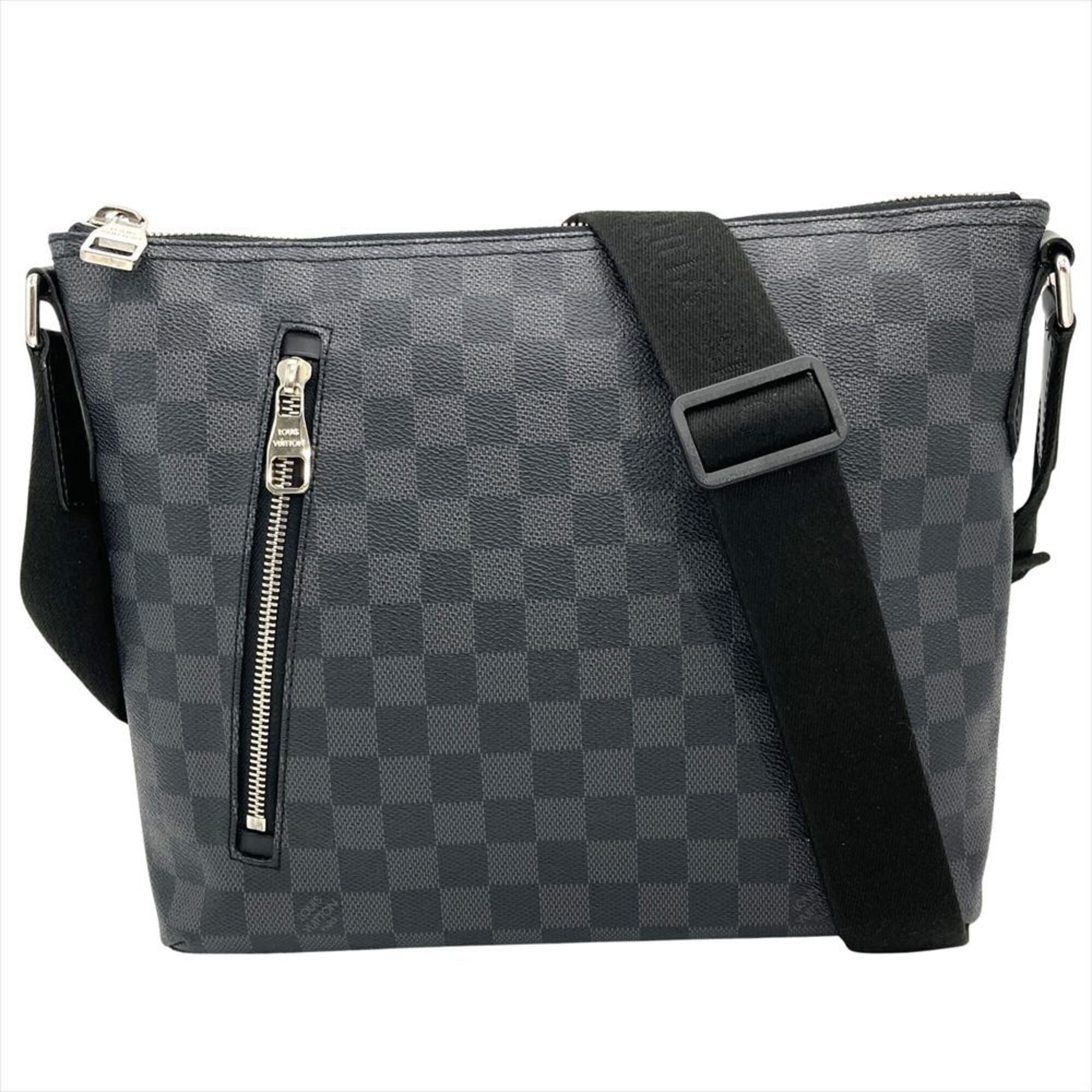 Louis Vuitton Black Damier Graphite Shoulder Bag (Pre-Owned)