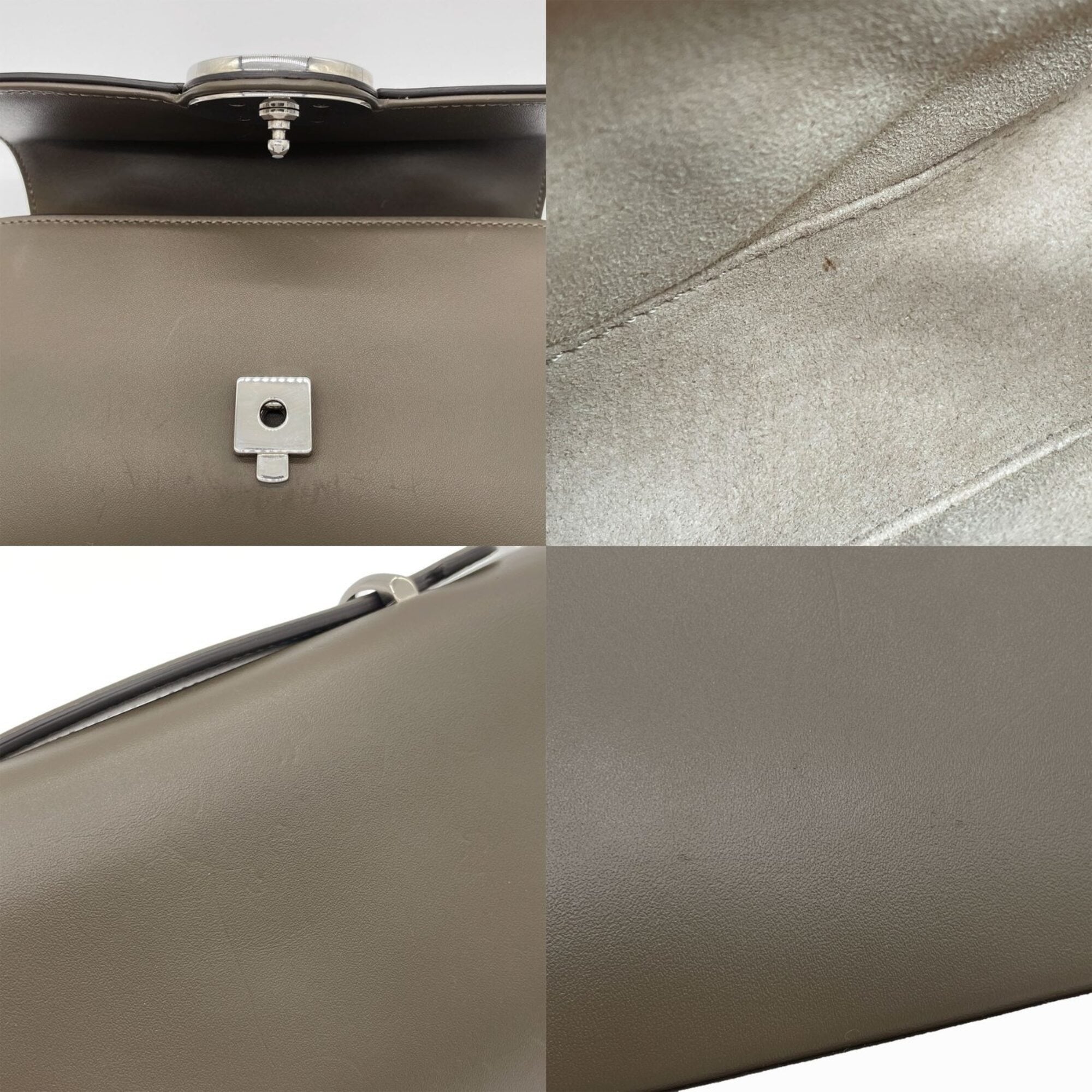 Gucci Brown Leather Shoulder Bag (Pre-Owned)