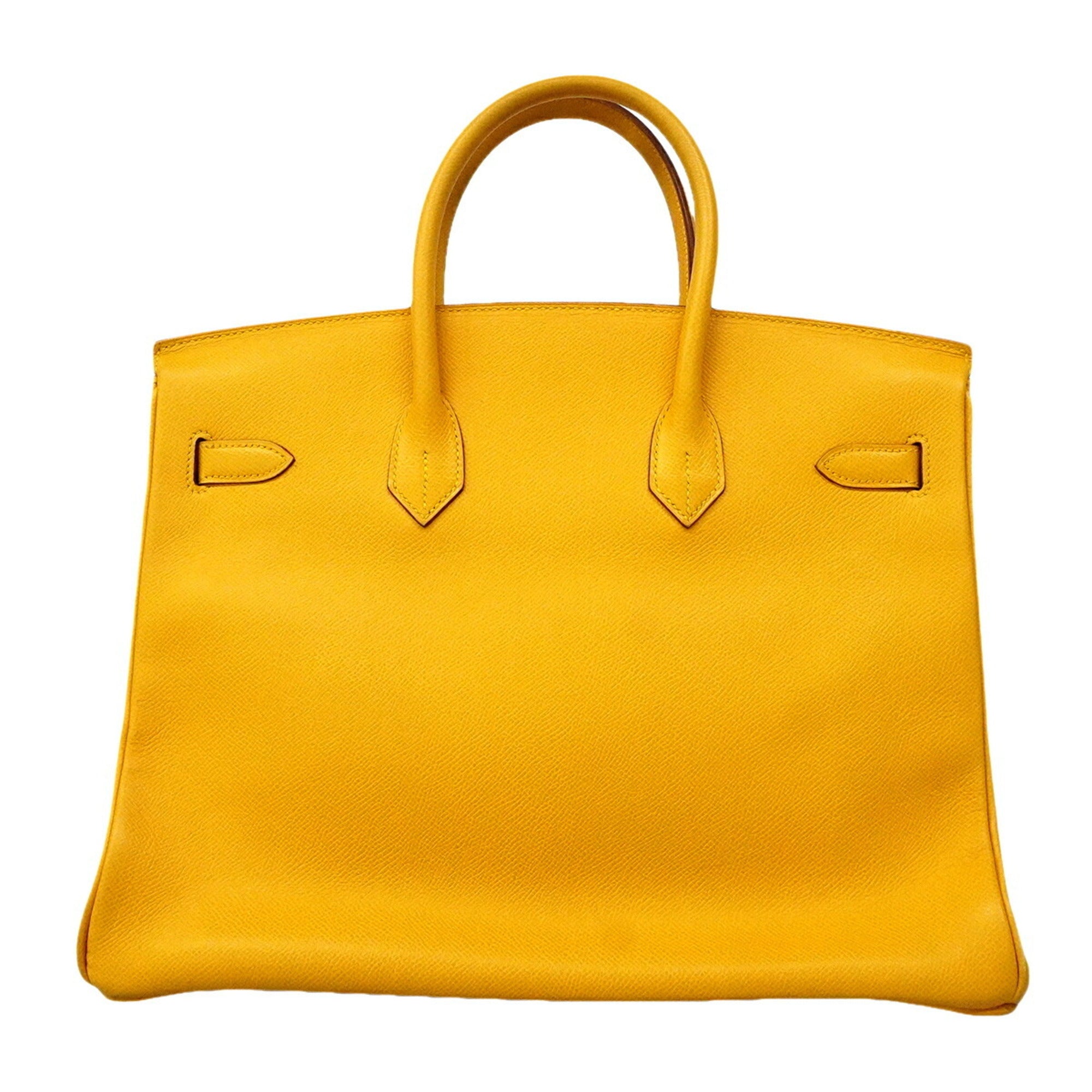 Hermes Jaune Courchevel Leather Handbag (Pre-Owned)