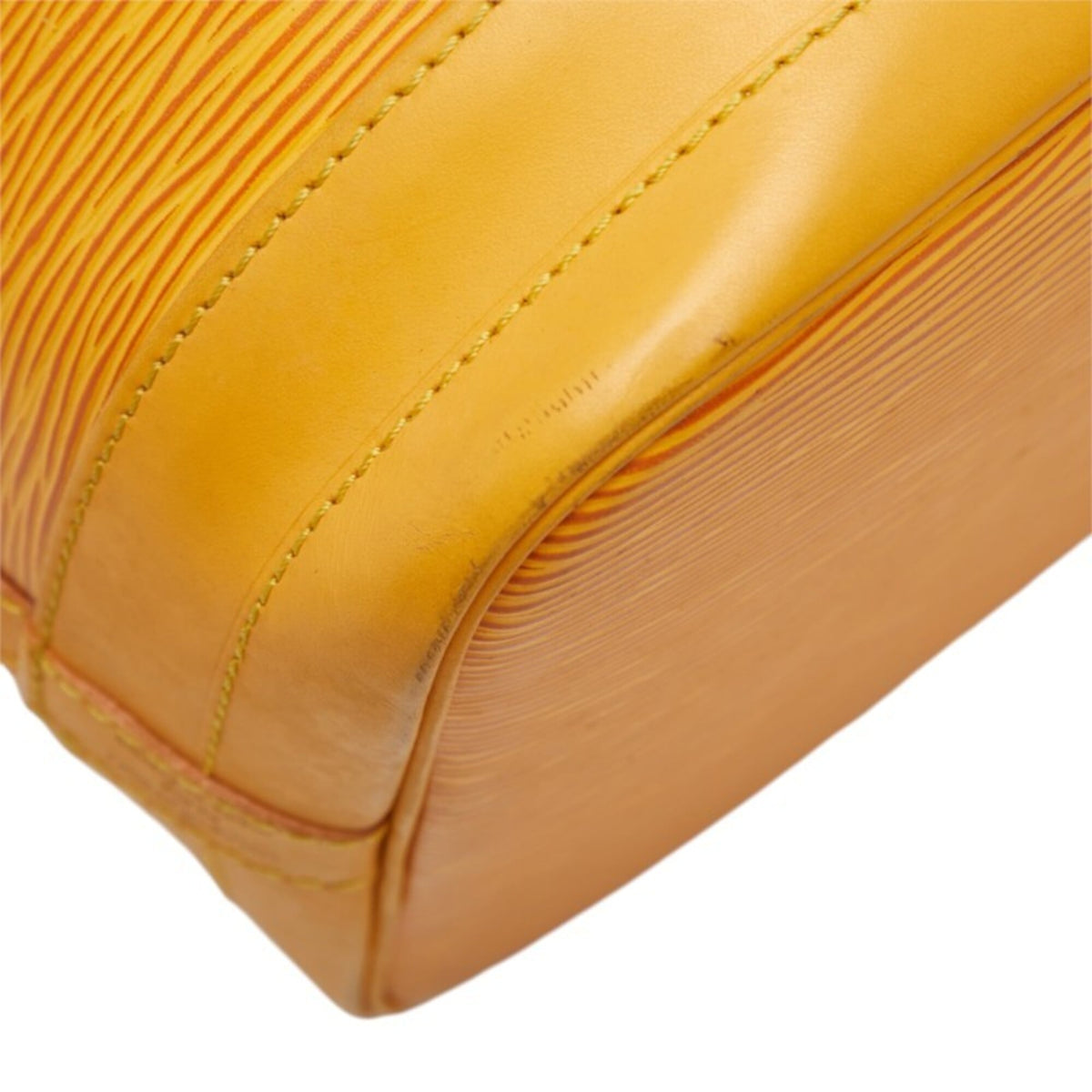 Louis Vuitton Epi Yellow Leather Shoulder Bag (Pre-Owned)