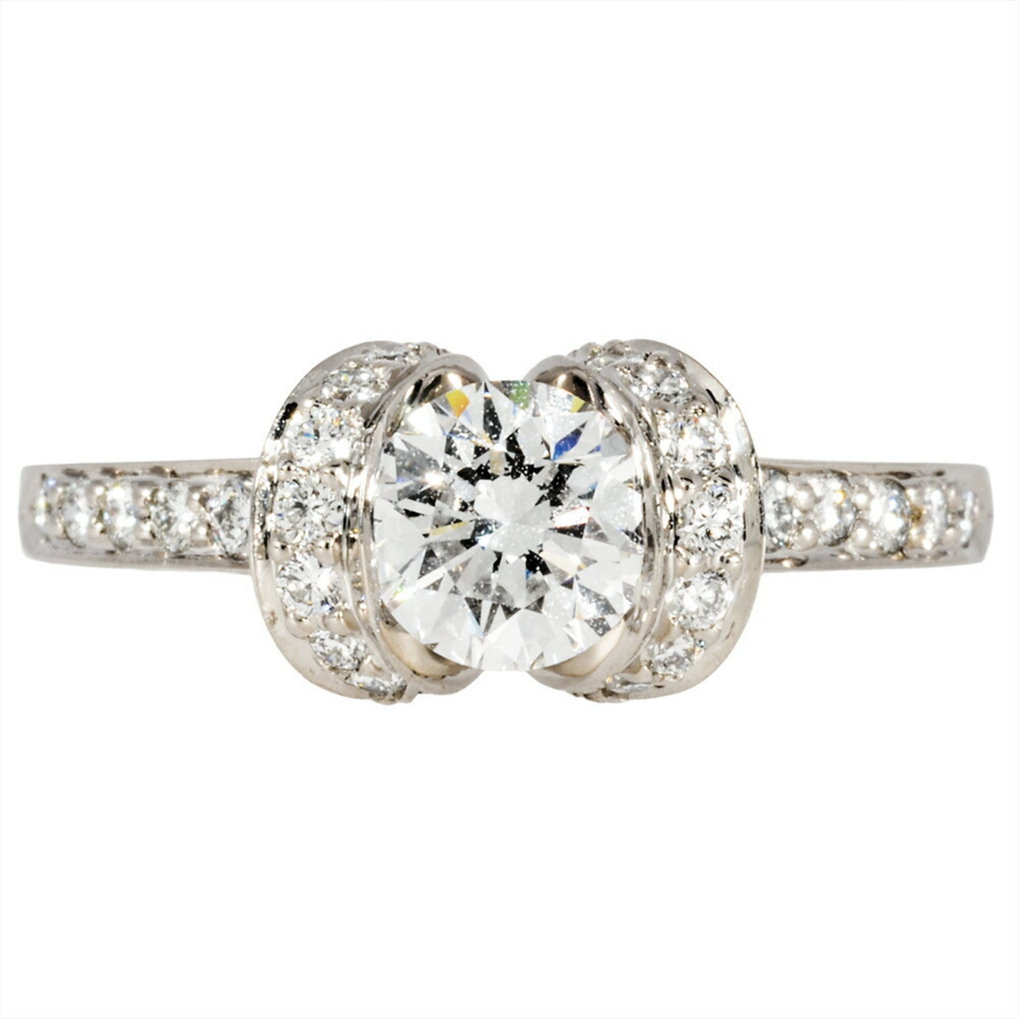 Tiffany Platinum Platinum 950 Band Ring (Pre-Owned)