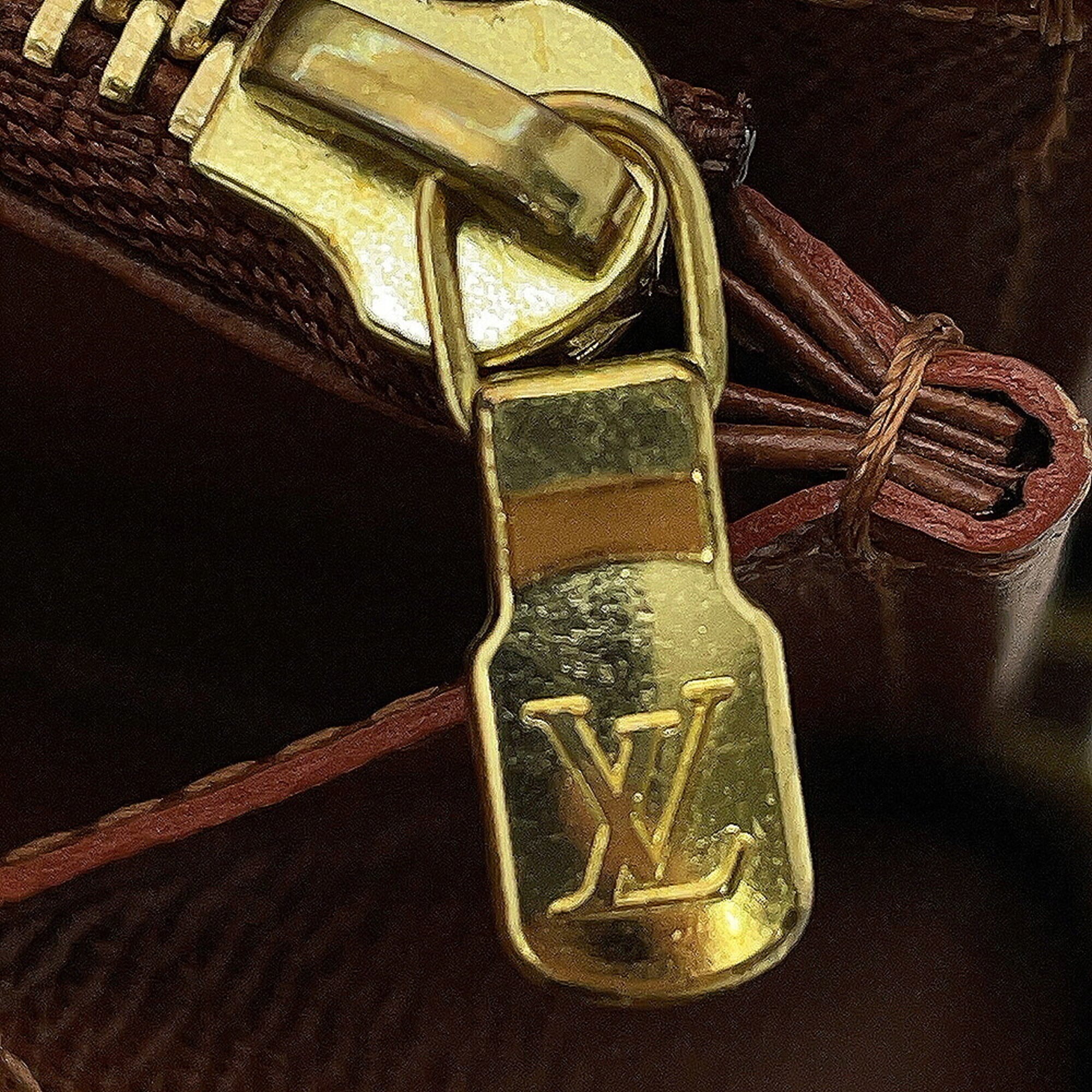 Louis Vuitton Monogram Brown Monogram Long Wallet (Bi-Fold) (Pre-Owned)