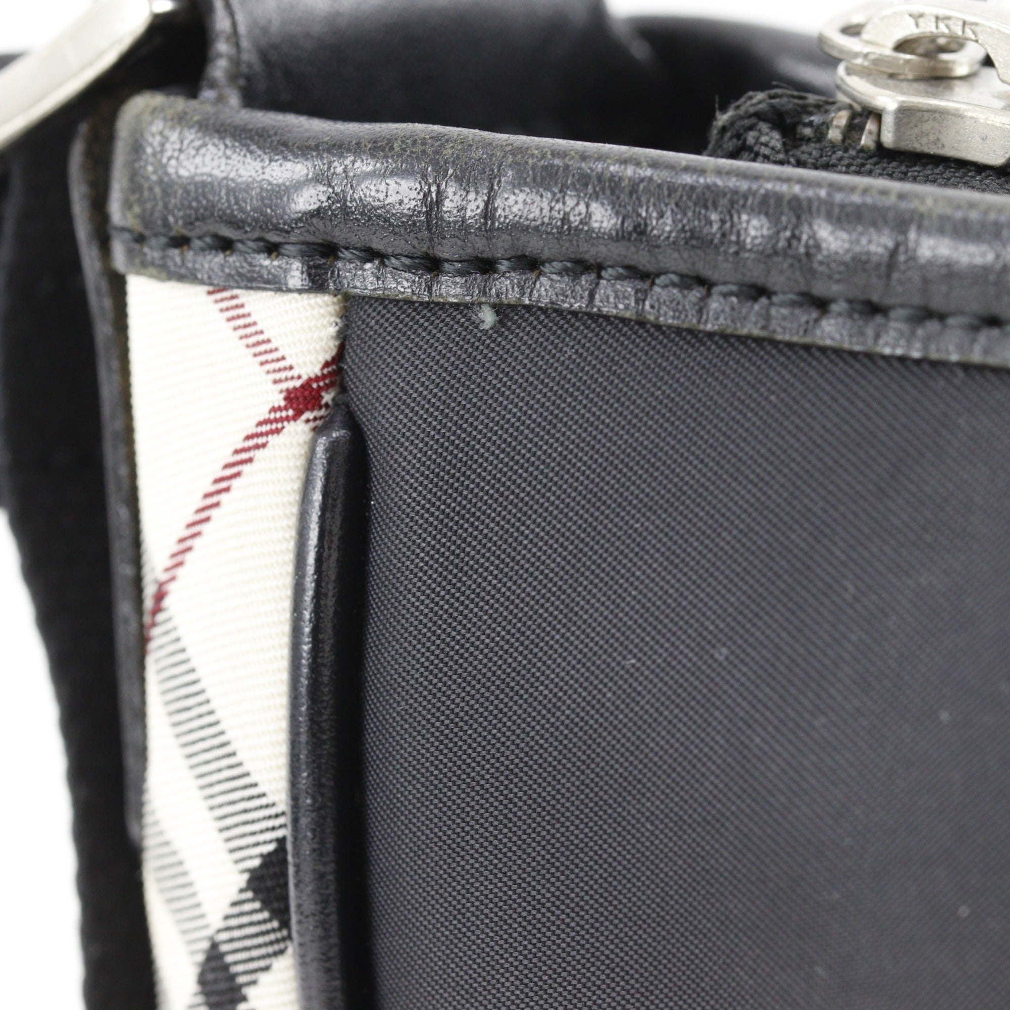 Burberry Black Label Black Nylon Shoulder Bag (Pre-Owned)